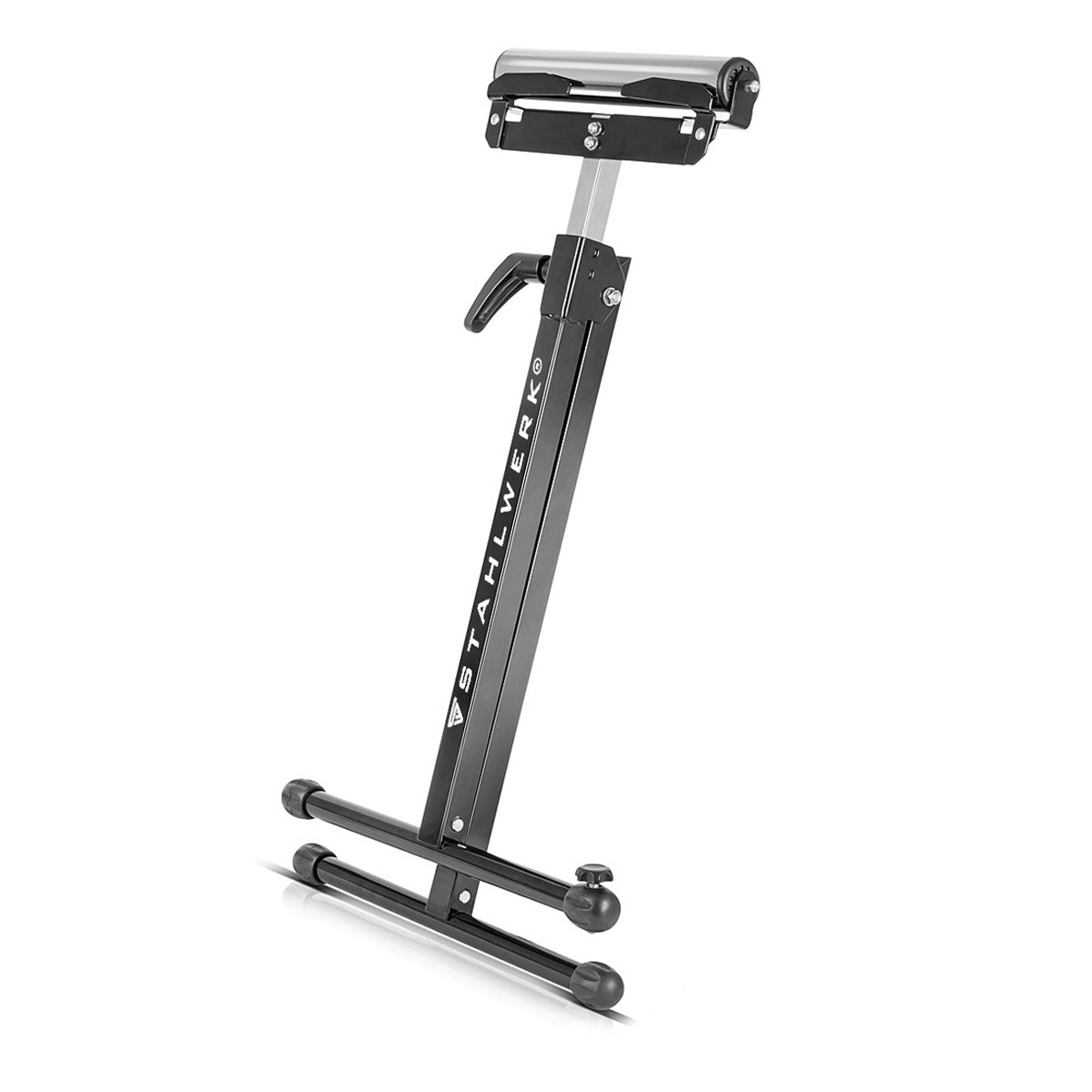 STAHLWERK Rollenbock RB-110 ST Arbeitsbock | Klappbock höhenverstellbar von 720 bis 1.100 mm mit 60 kg Tragkraft und Rollenauflage
