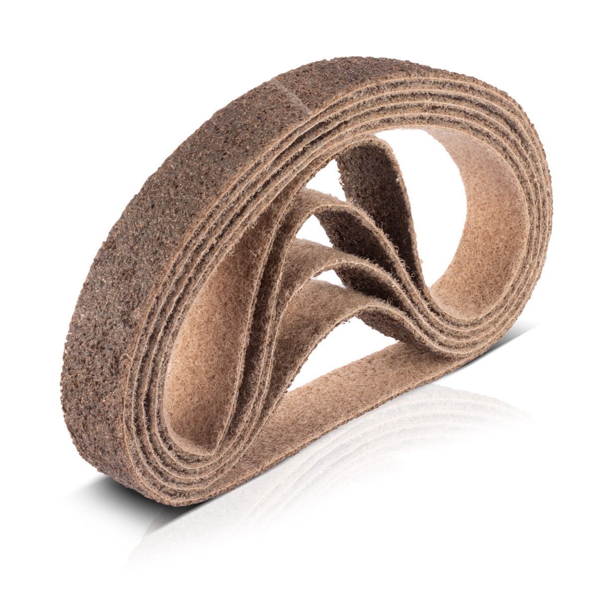 STAHLWERK abrasive fleece set of 5 coarse grain 40 x 760 mm sanding belt | Non-woven tapes | Polishing fleece | Universal sanding belts | Abrasives for pipe belt grinders, belt sanders and sanders