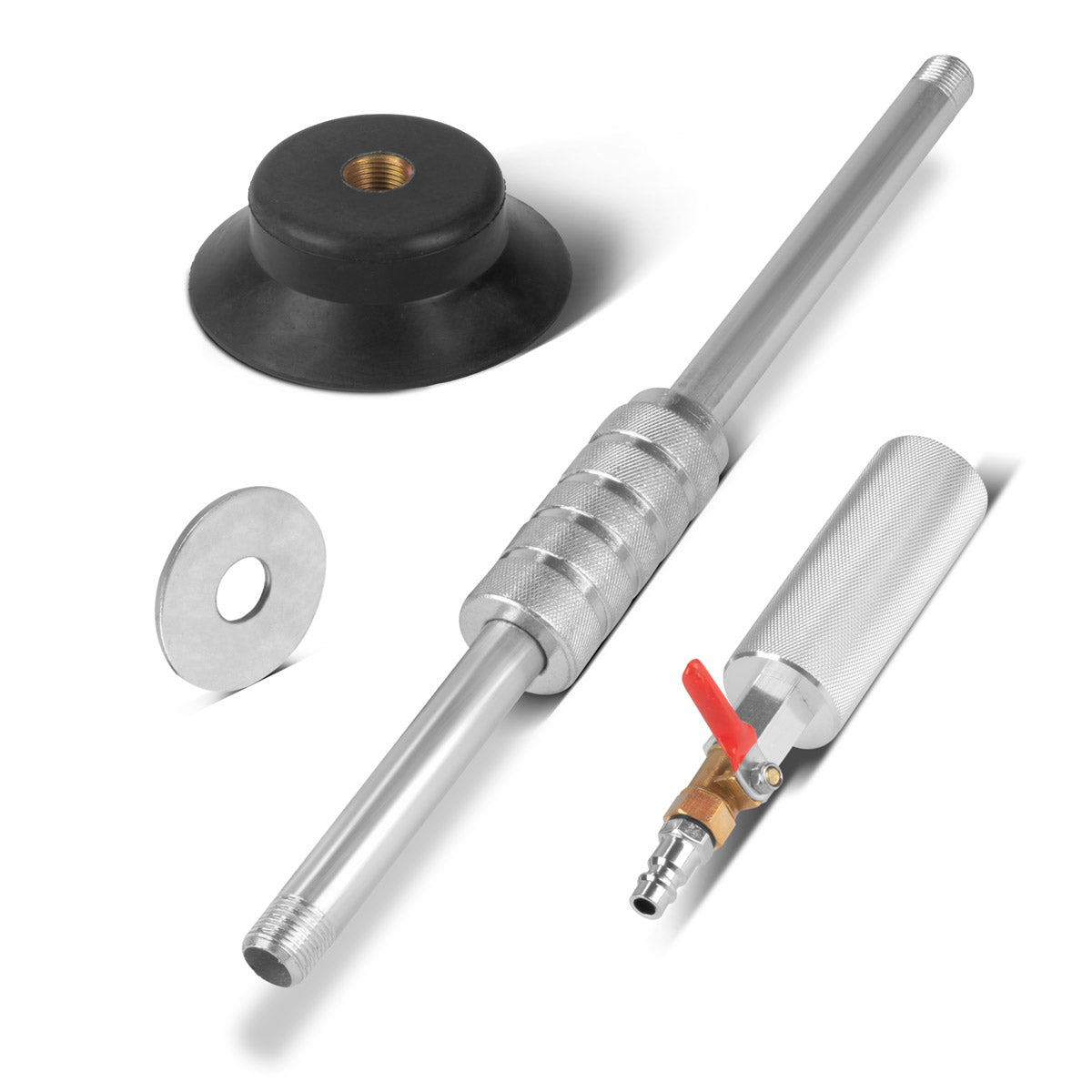 STAHLWERK Dellenzieher PDZ-620 ST Pneumatischer Gleithammer | Saugnapf-Zughammer | Dellenlifter | Ausbeuler | Smart Repair Ausbeulwerkzeug zur professionellen Reparatur von Kfz Karosserien