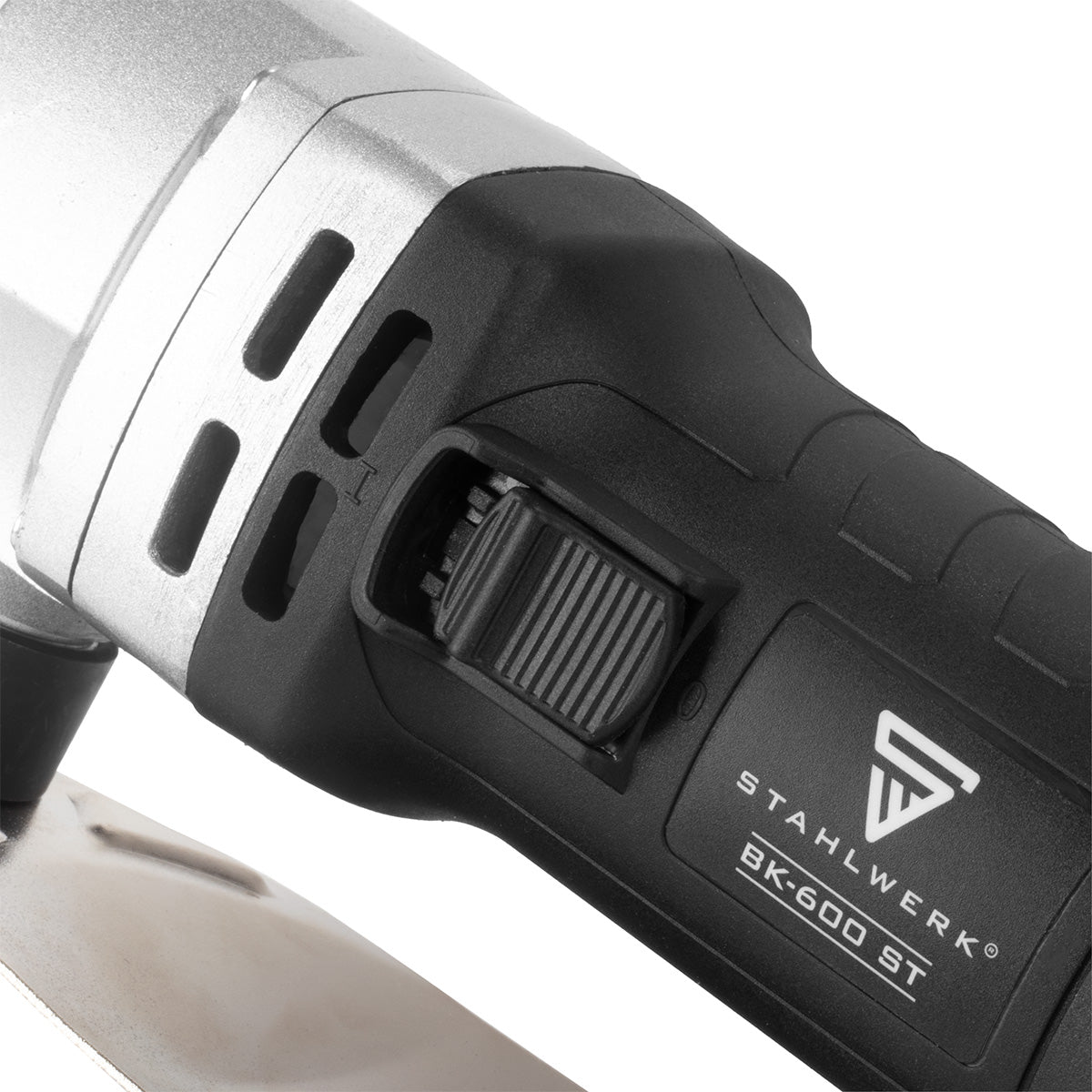 Hoja de acero Nibbler de metal BK-600 ST con 600 W y 2,000 rpm de hasta 2.5 mm de profundidad de corte de tijeras de chapa eléctrica | Blechschneider | Mordisco | Knabber | Tijeras de hojalata | Mordisco de metal | Mordisco