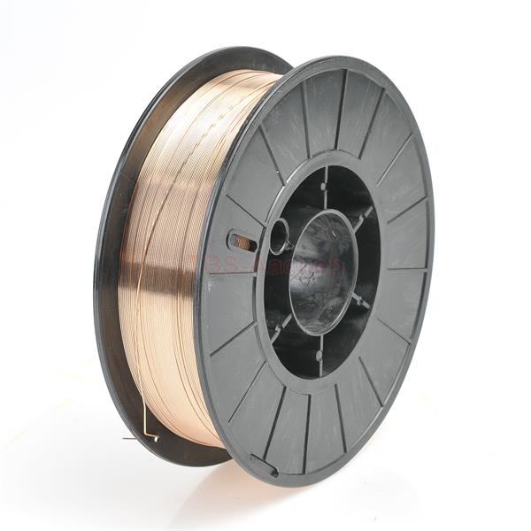 Hilo de soldadura STAHLWERK MIG MAG CuSi3 0,8 mm D200 rollo de alambre de 5 kg