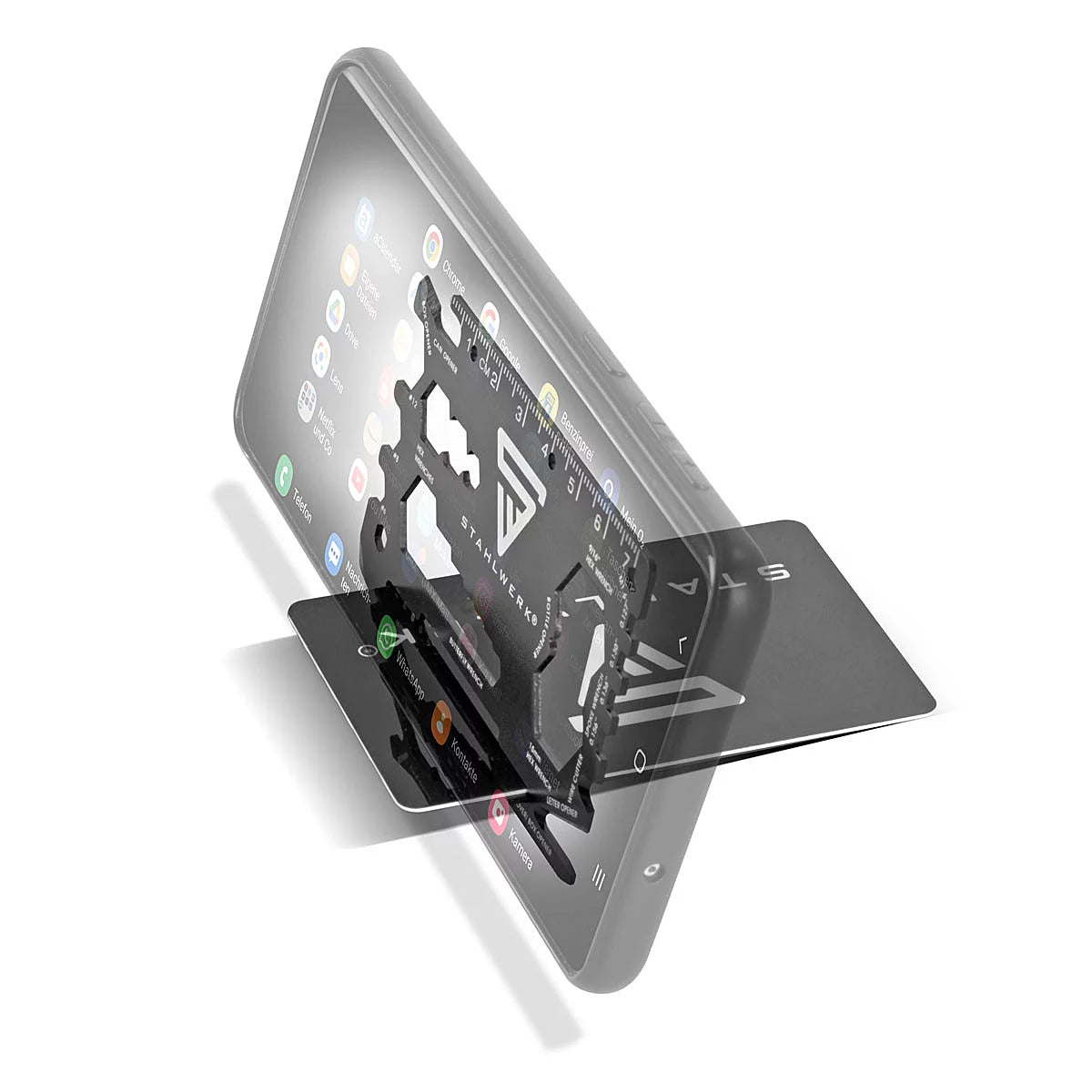 STAHLWERK Toolcard 18 in 1 multifunctional tool in card size