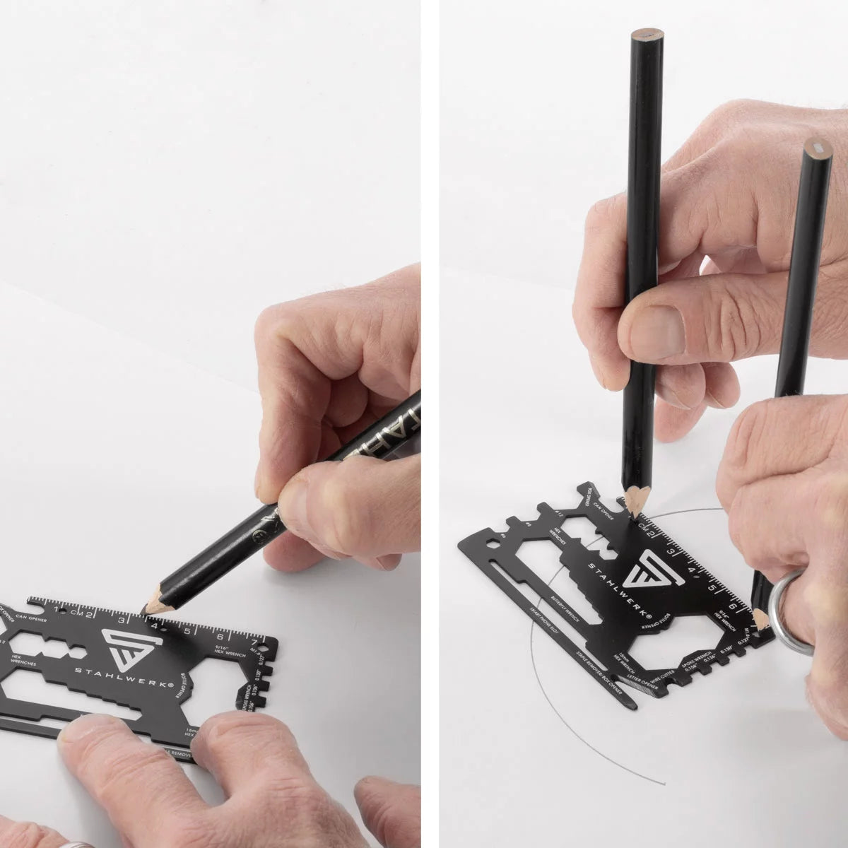 STAHLWERK Toolcard 18 in 1 multifunctional tool in card size