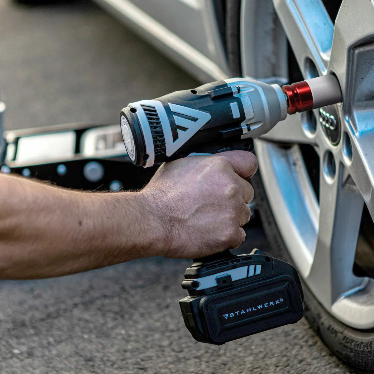 STAHLWERK Brushless Akku Drehschlagschrauber ADS-20 ST Solo | 20 Volt-System | Schlagschrauber | Akkuschrauber | ECHTE 500 Nm Drehmoment | 1/2 Zoll Aufnahme | verschleißfreier Motor | 7 Jahre Garantie