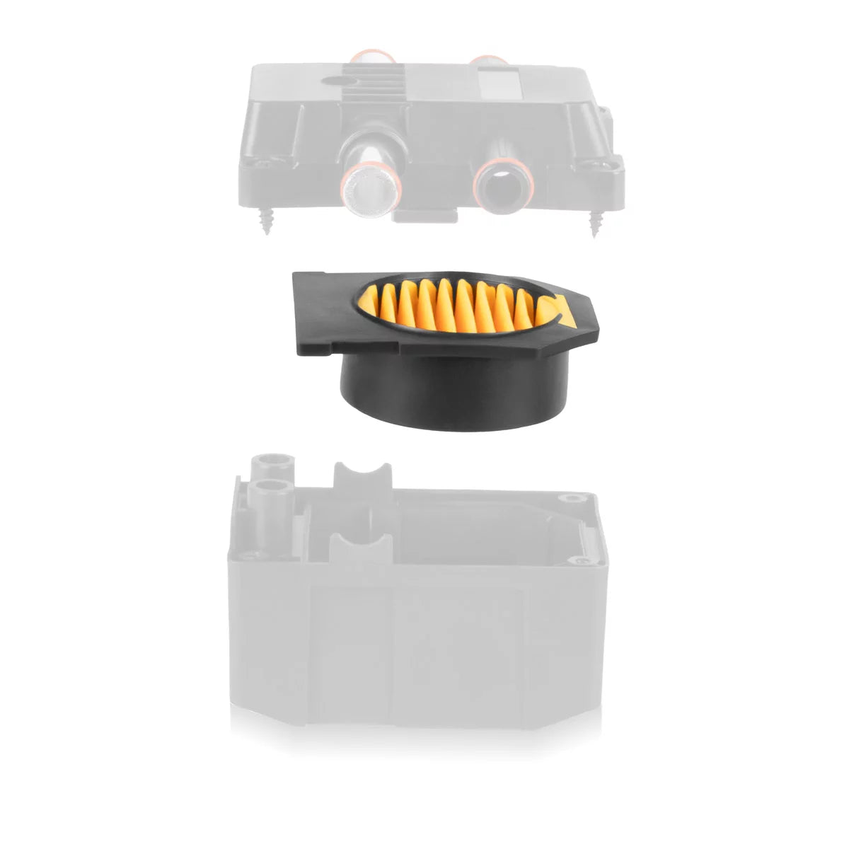 STAHLWERK 10er Set Ansaugluftfilter für Kompressoren | Ersatzfilter | Luftfilter | Saugfilter | Partikelfilter | Kompressor-Filter ausgelegt für 900 – 1450 Watt