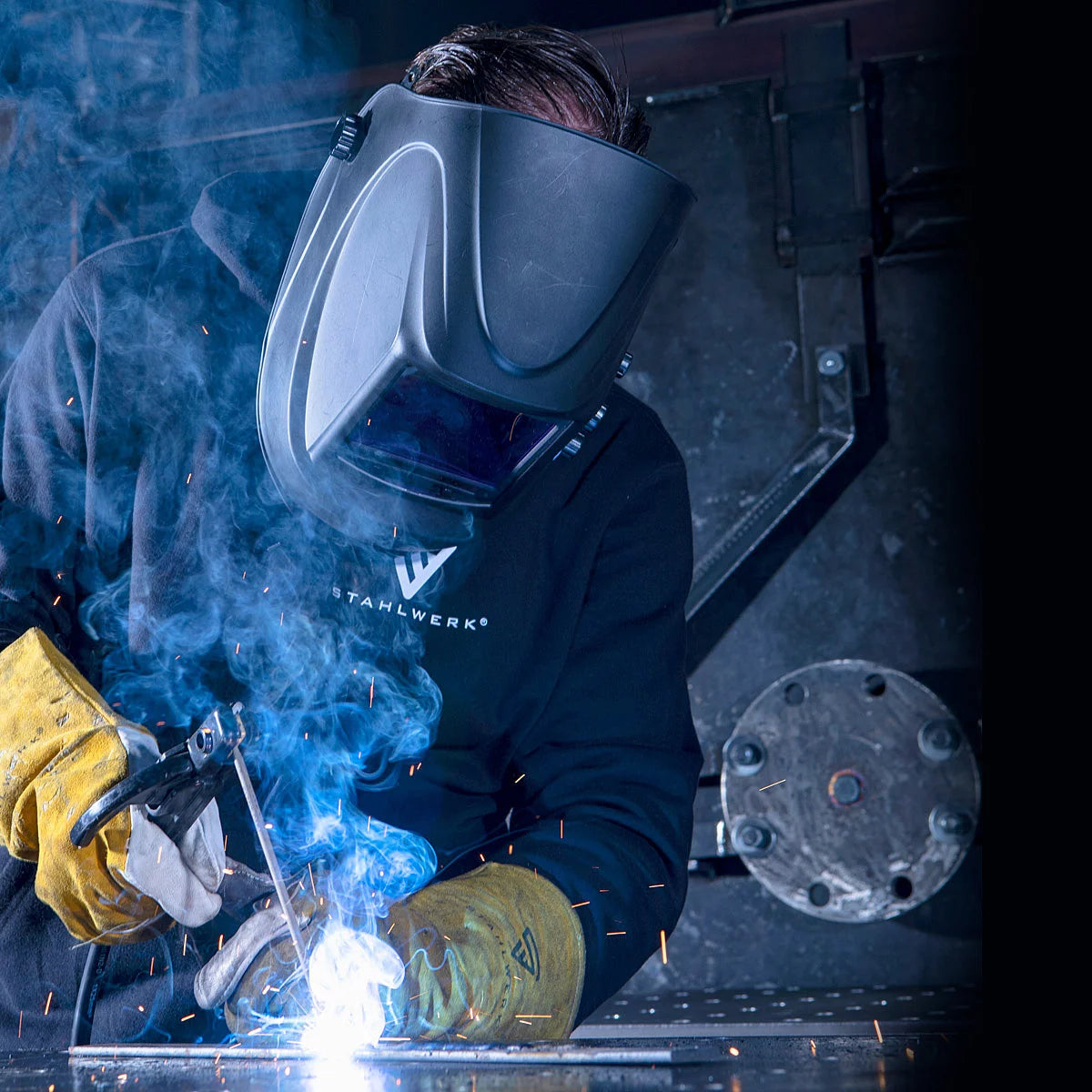 STAHLWERK ARC 200 Puls Pro electrode welding machine, compact MMA | E-hand | Lift-TIG inverter with 200 amps, IGBT technology and pulse function