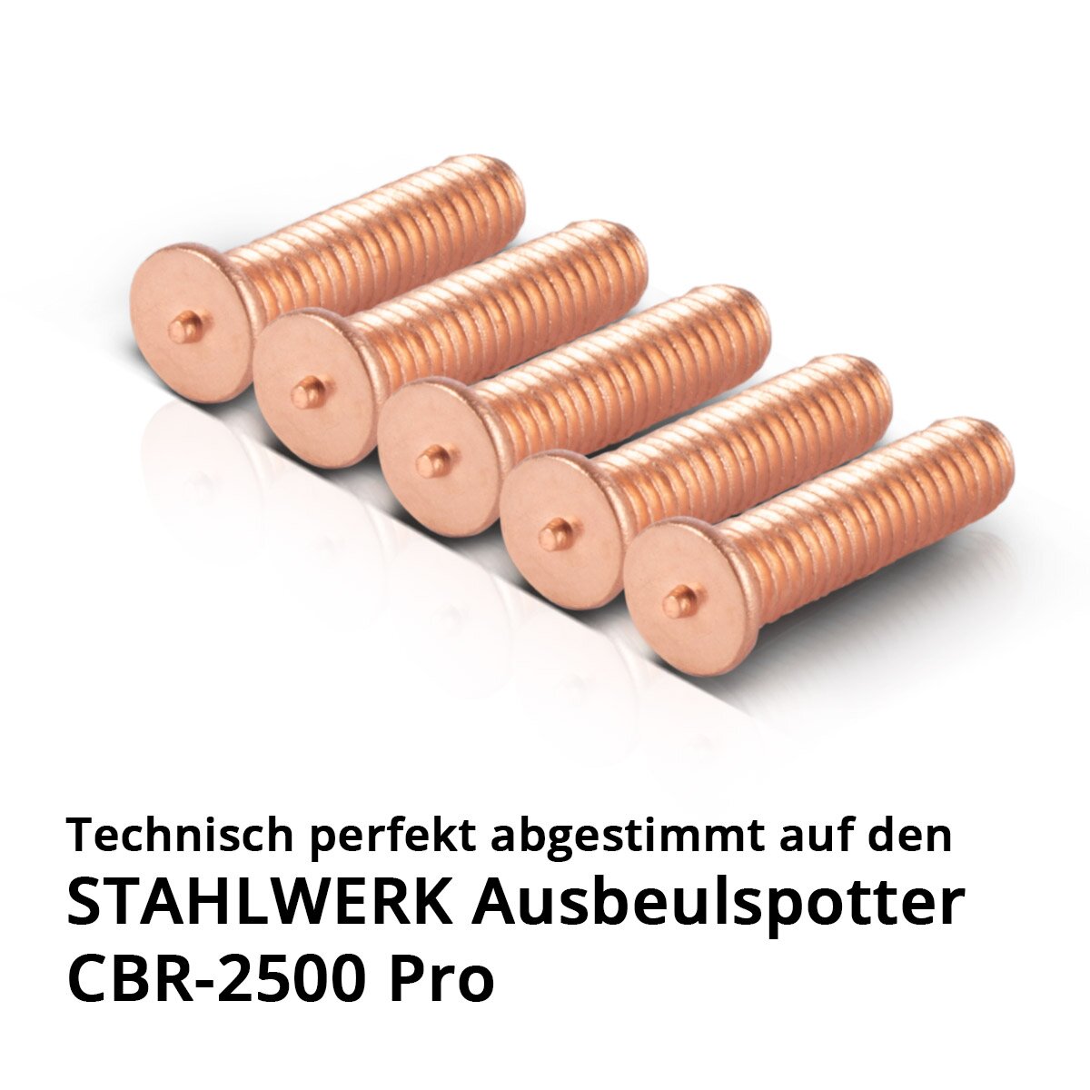 STAHLWERK welding bolts M4x18 thread set of 20, smart repair accessories for dent spotters | Dent lifter | Spot welder | Dent removal tool for professional repair of vehicle bodies