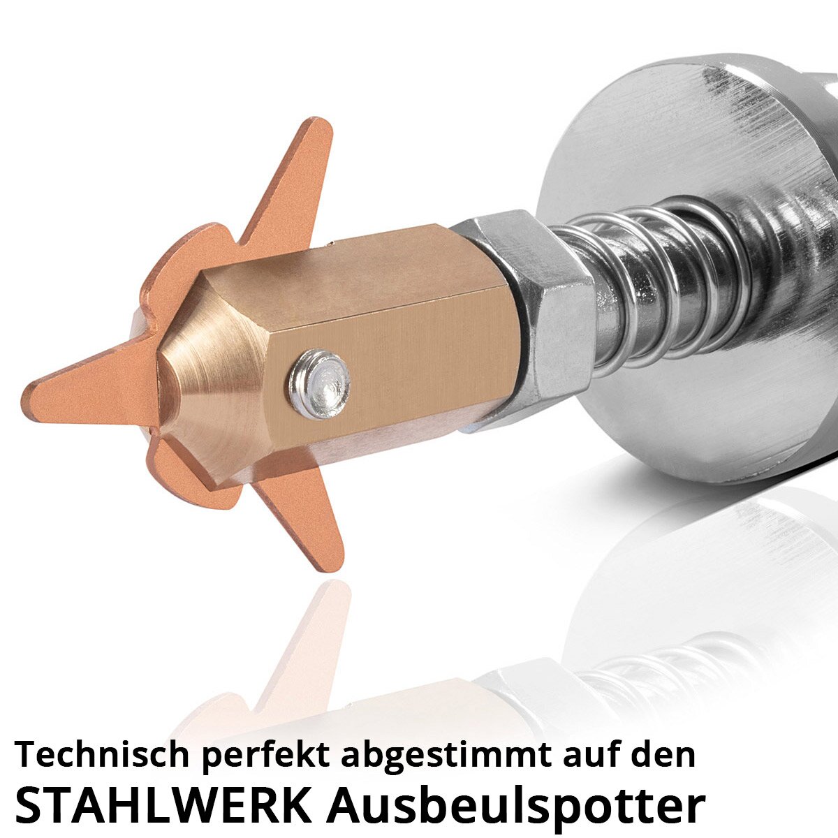 STAHLWERK Ausbeulsterne 20er Set, Smart Repair Zubehör für Ausbeulspotter / Dellenlifter / Punktschweißgerät / Ausbeulwerkzeug zur professionellen Reparatur von Kfz Karosserien