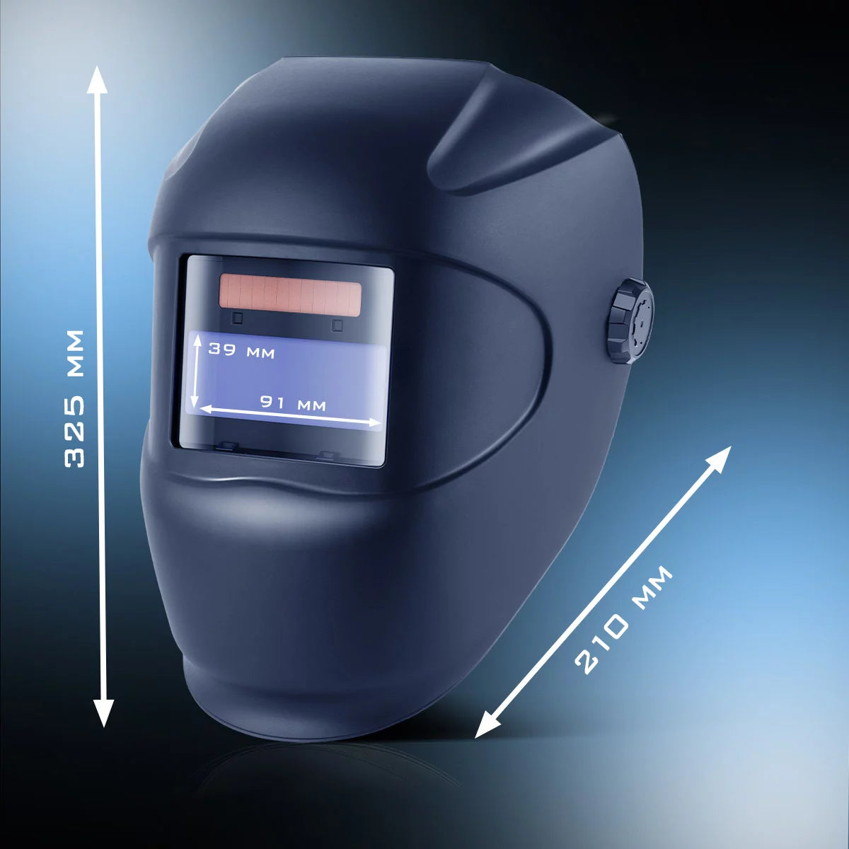 STAHLWERK Automatik-Schweißhelm ROOKIE | Robuster Schweißerhelm | Schweißschild | Schweißmaske | Verdunkelungsfilter zur automatischen Abdunkelung DIN 3 bis DIN 11 | Optische Klasse 1/1/1/2