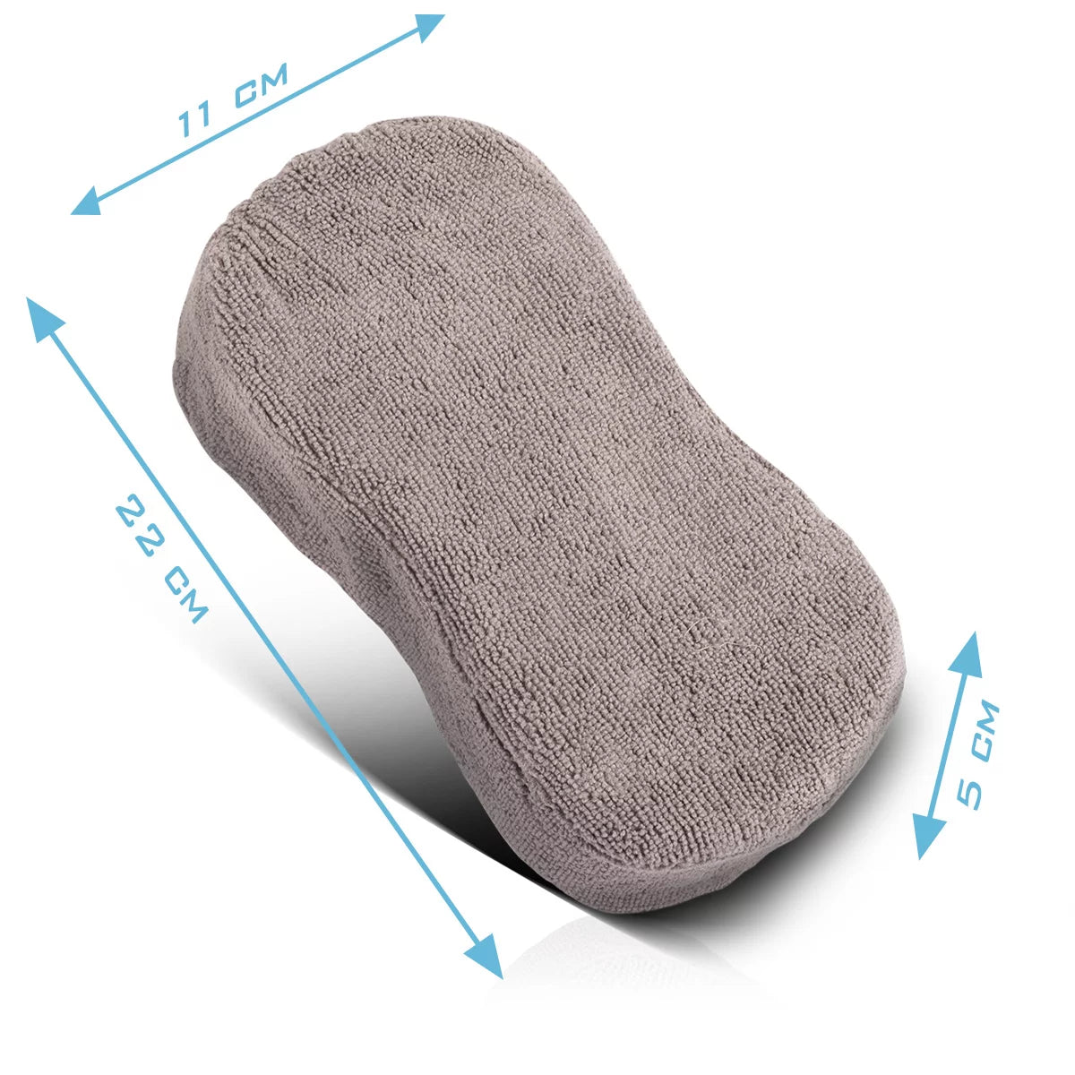 STAHLWERK Esponja para coche en juego de 5 Esponja de microfibra de 22 x 11 x 5 cm | Esponja de lavado de coches | Esponja de limpieza | esponja de limpieza | Paño de microfibra | esponja de lavado
