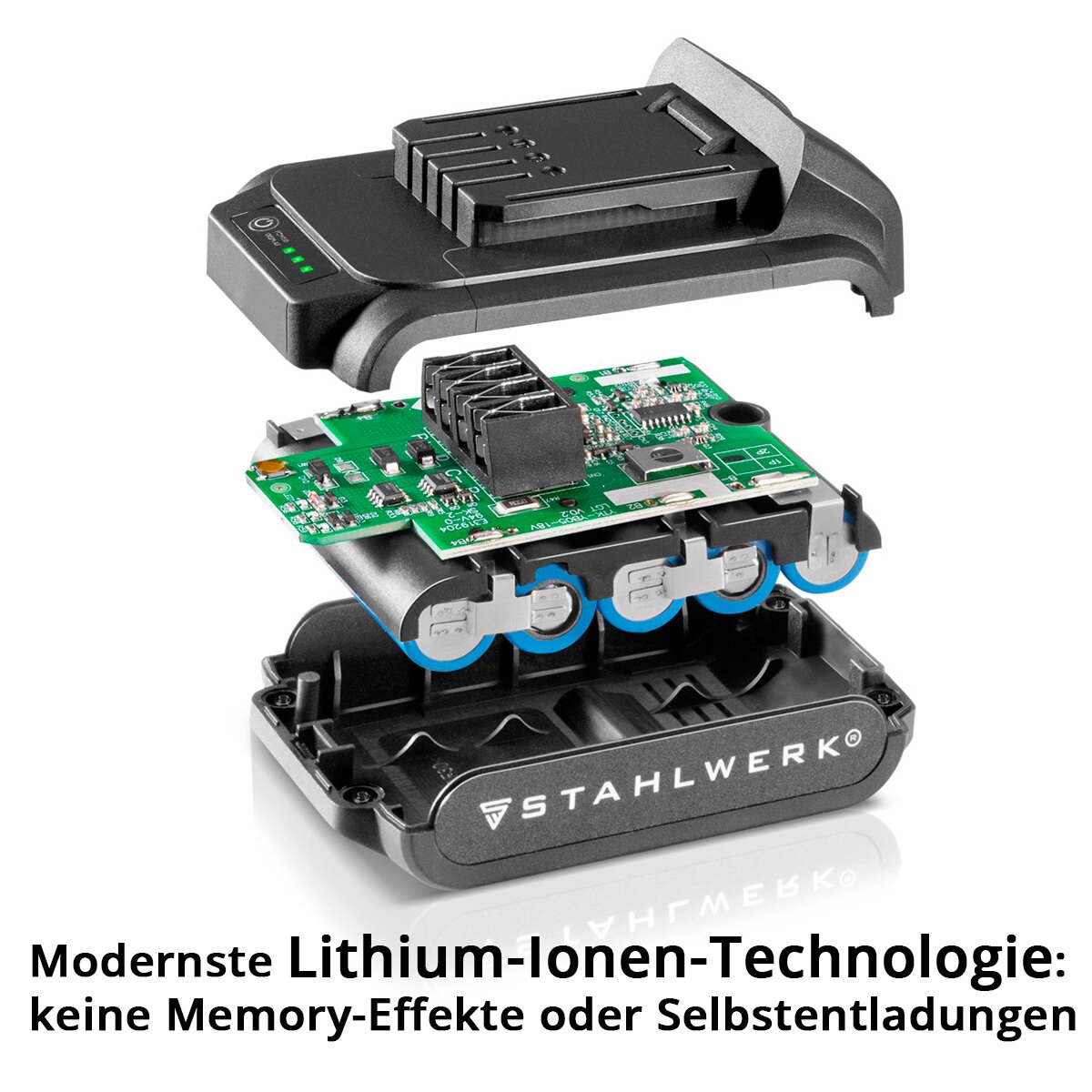 STAHLWERK brushless battery set | Hand circular saw AKS-20 ST | Oscillating multifunctional tool OMTB-20 ST | Reciprocating saw BRS-20 ST | Drill driver ABS-18 ST
