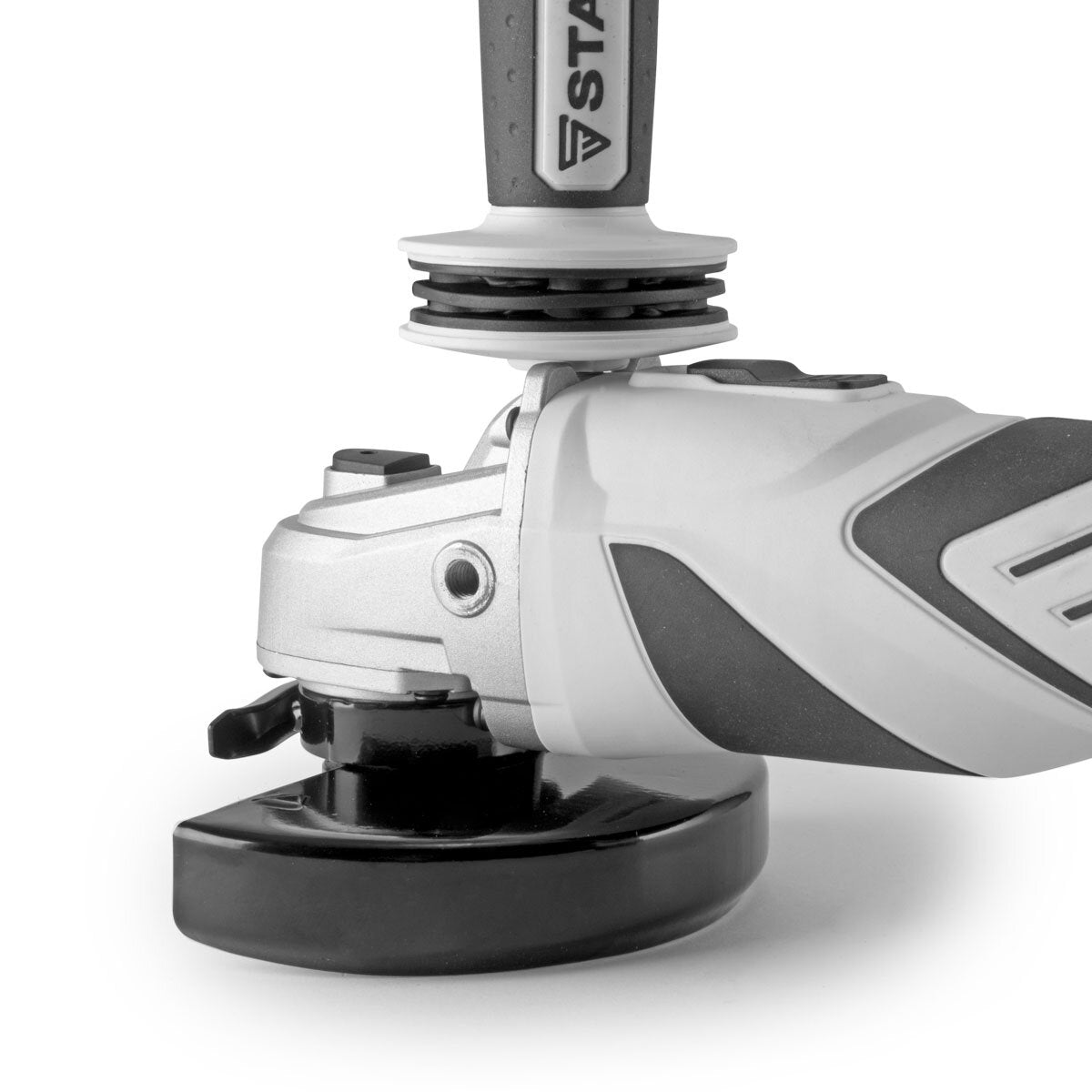 Amoladora angular inalámbrica sin escobillas STAHLWERK AWS-20 ST Solo | sistema de 20 voltios | 0 - 7500 min-1 | Tamaños de disco 115 mm y 125 mm | Amoladora de corte | Bruja de separación | Garantía de 7 años