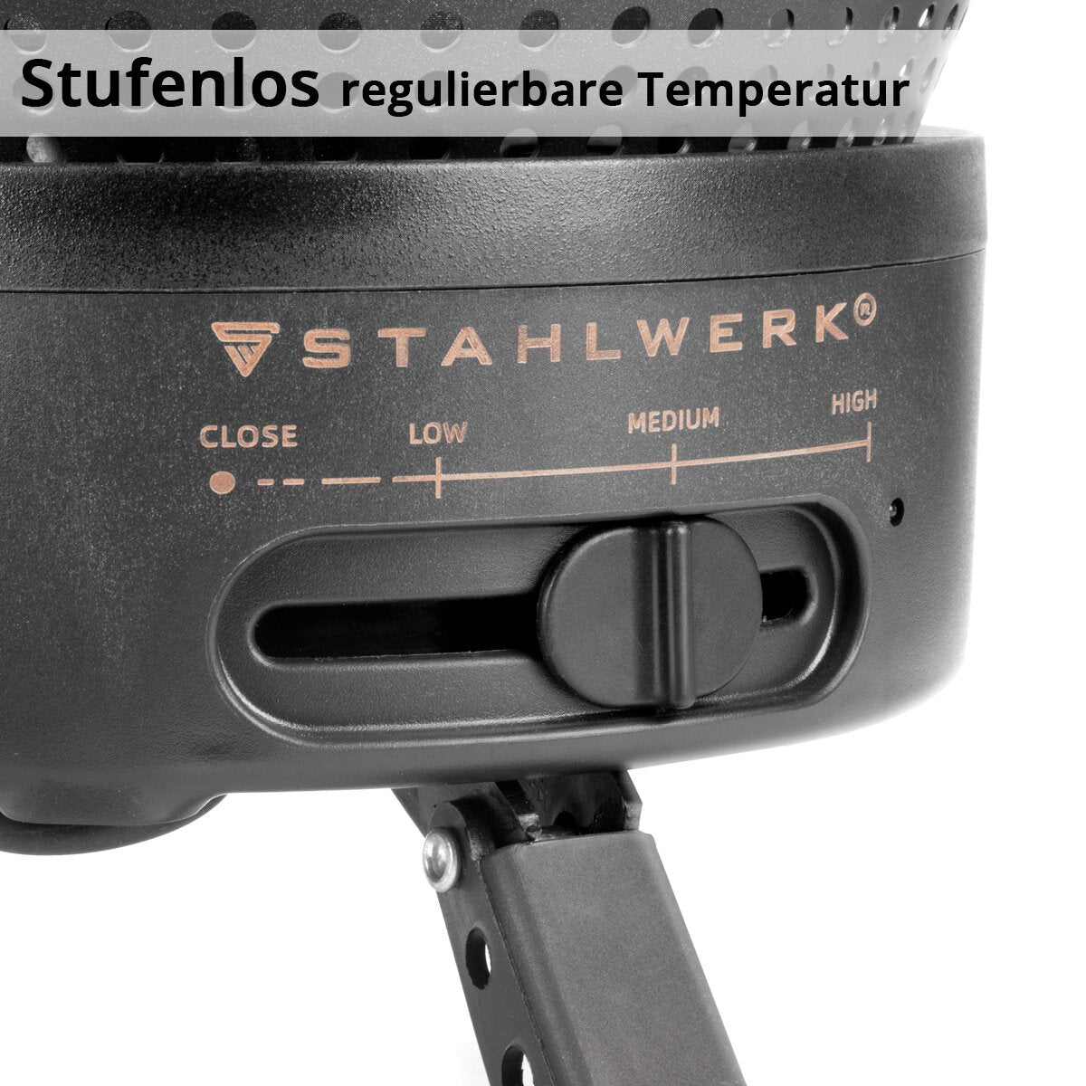 STAHLWERK camping stove CK-700 ST 2-in1 electric and gas stove | Outdoor stove | Camping tableware | Cartridge cooker | Camping cooking set with pot and pans