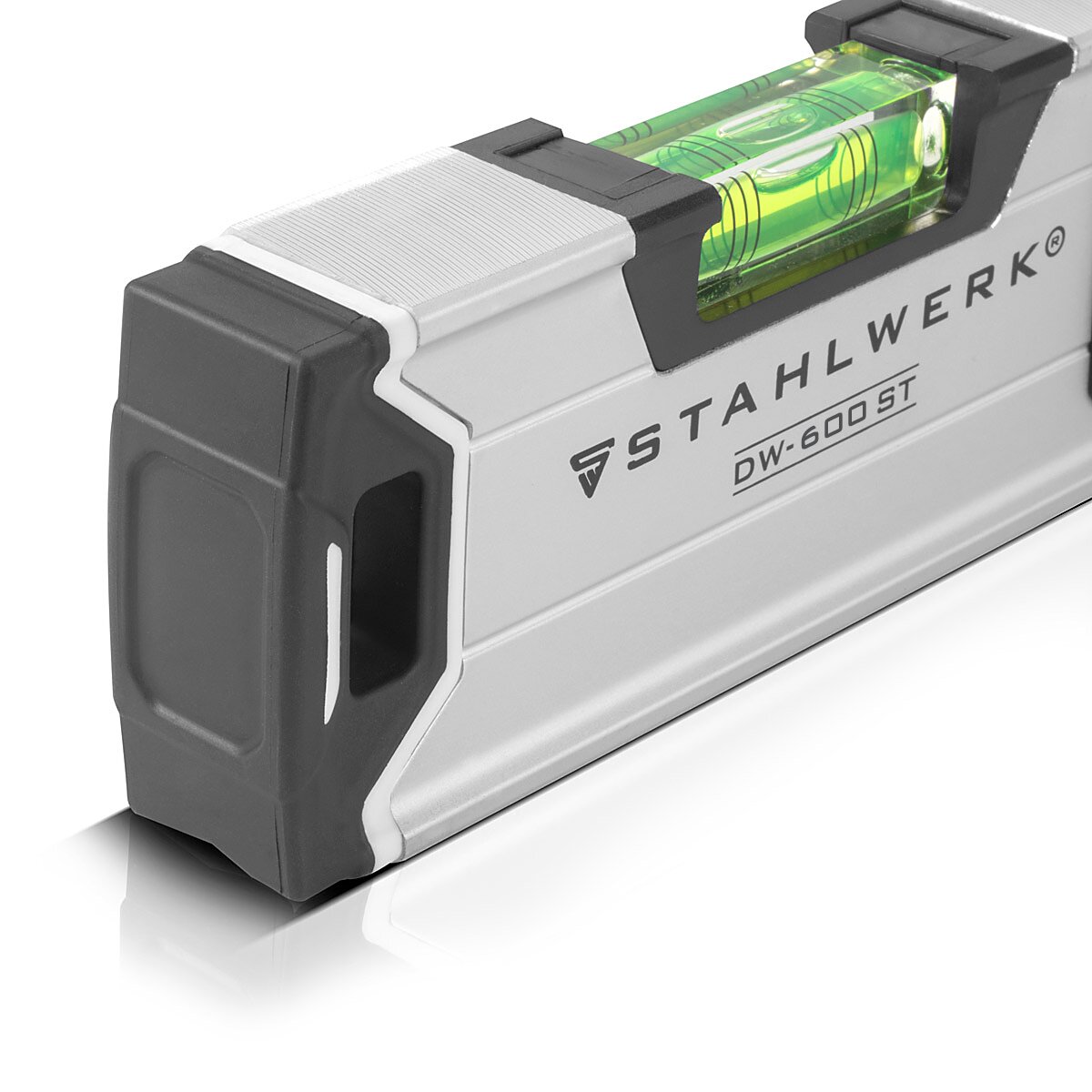 STAHLWERK Digitale Wasserwaage DW-600 ST aus Aluminium mit 600 mm Länge magnetische Richtwaage | Magnet-Wasserwaage | Aluminium-Wasserwaage | Digital-Wasserwaage | Winkelmesser