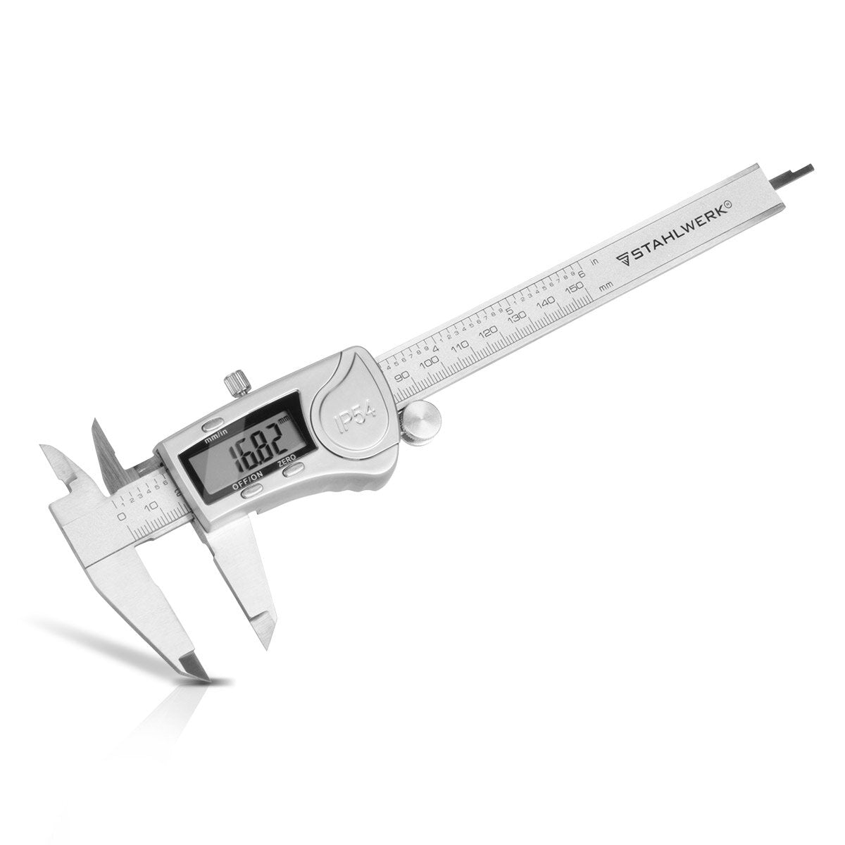 STAHLWERK Digitaler Messschieber DMS-3 ST & Reißnadel 145 mm
