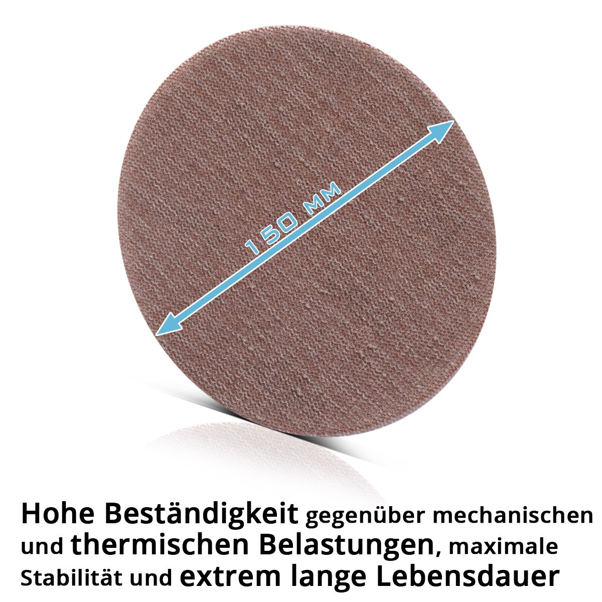 STAHLWERK Lot de 14 disques abrasifs à grille Velcro P60 | P80 | P100 | P120 | P180 | P240 | Grain P320 avec patins de ponçage professionnels Ø 150 mm | Grille de broyage | Abrasifs | Accessoires pour ponceuses