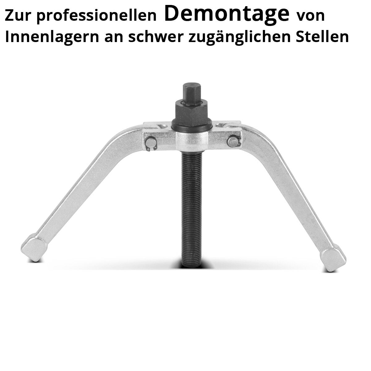 Juego de extractores de rodamientos inferiores de agujero ciego STAHLWERK con martillo deslizante, 3 adaptadores y 10 extractores de rodamientos. Herramienta especial de 16 piezas para quitar rodamientos inferiores.