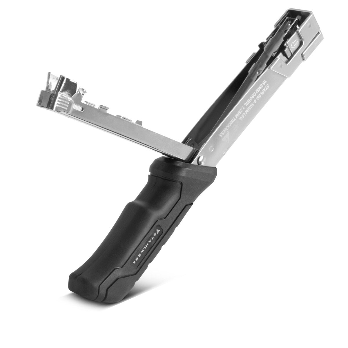 STAHLWERK hammer tacker with 1000 staples, professional tacker | Impact stapler | Hand stapler | Impact stapler | Hammer nailer | staple gun | Stapler for staples 6-10 mm type G