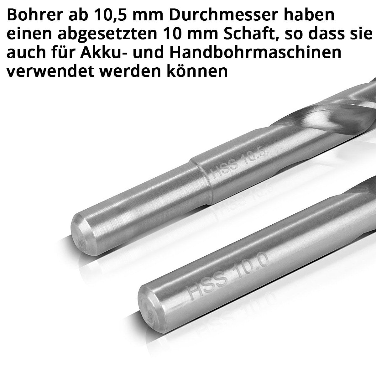 STAHLWERK HSS set di 25 punte elicoidali per legno 1-13 mm DIN 338 punte per legno | Punte HSS | Set di punte | Set di punte con bordi affilati e punta di centraggio per una foratura precisa