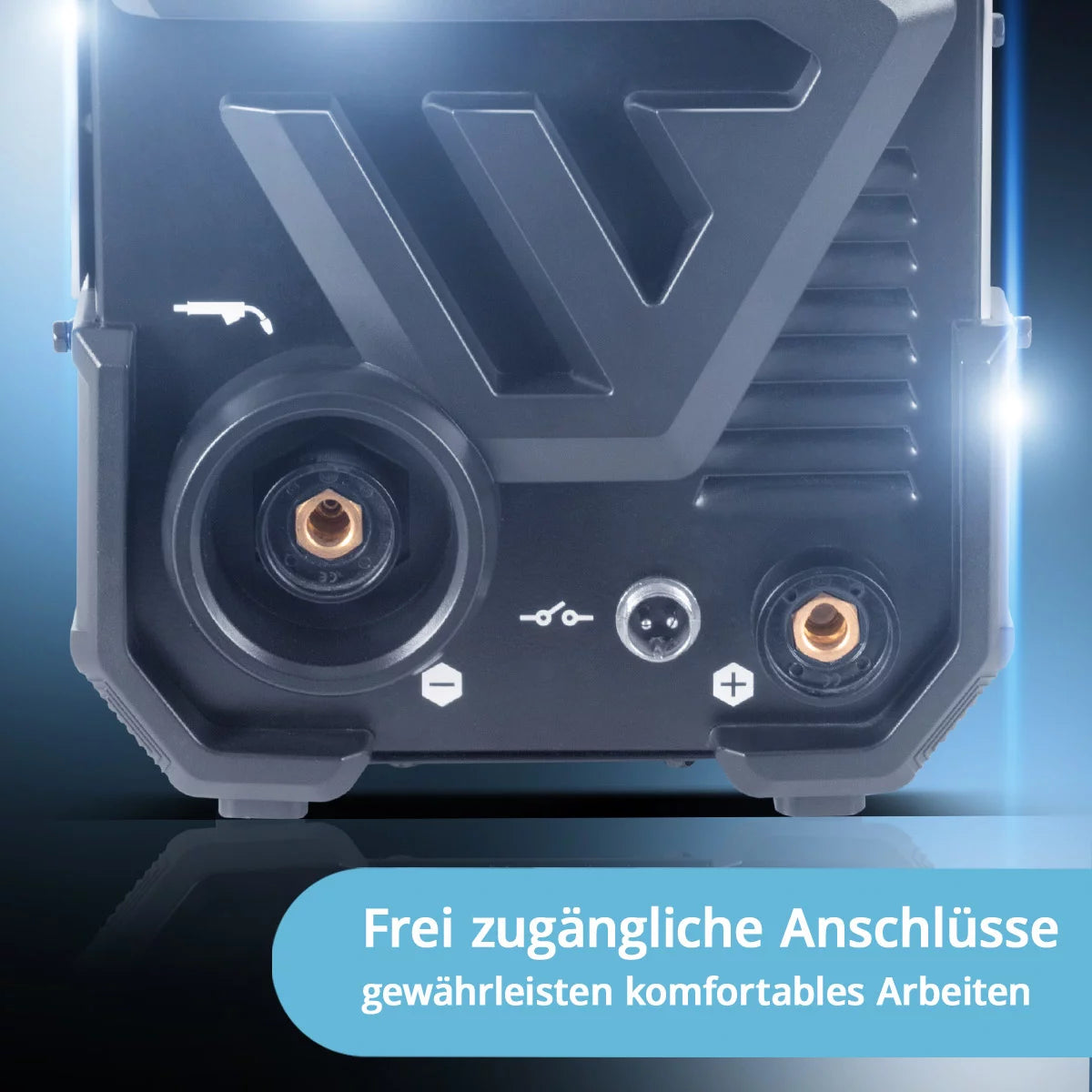 STAHLWERK Schweißgerät FLUX 160 ST Digital mit 160 A Vollausstattung, synergischem Drahtvorschub, Lift TIG und MMA Funktion zum Schweißen ohne Schutzgas