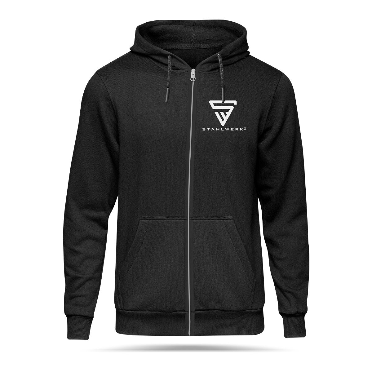 Ensemble de jogging STAHLWERK noir taille XL survêtement | joggeurs | Survêtement | Costume de sport | Survêtement | Combinaison de fitness avec sweat à capuche et pantalon de survêtement