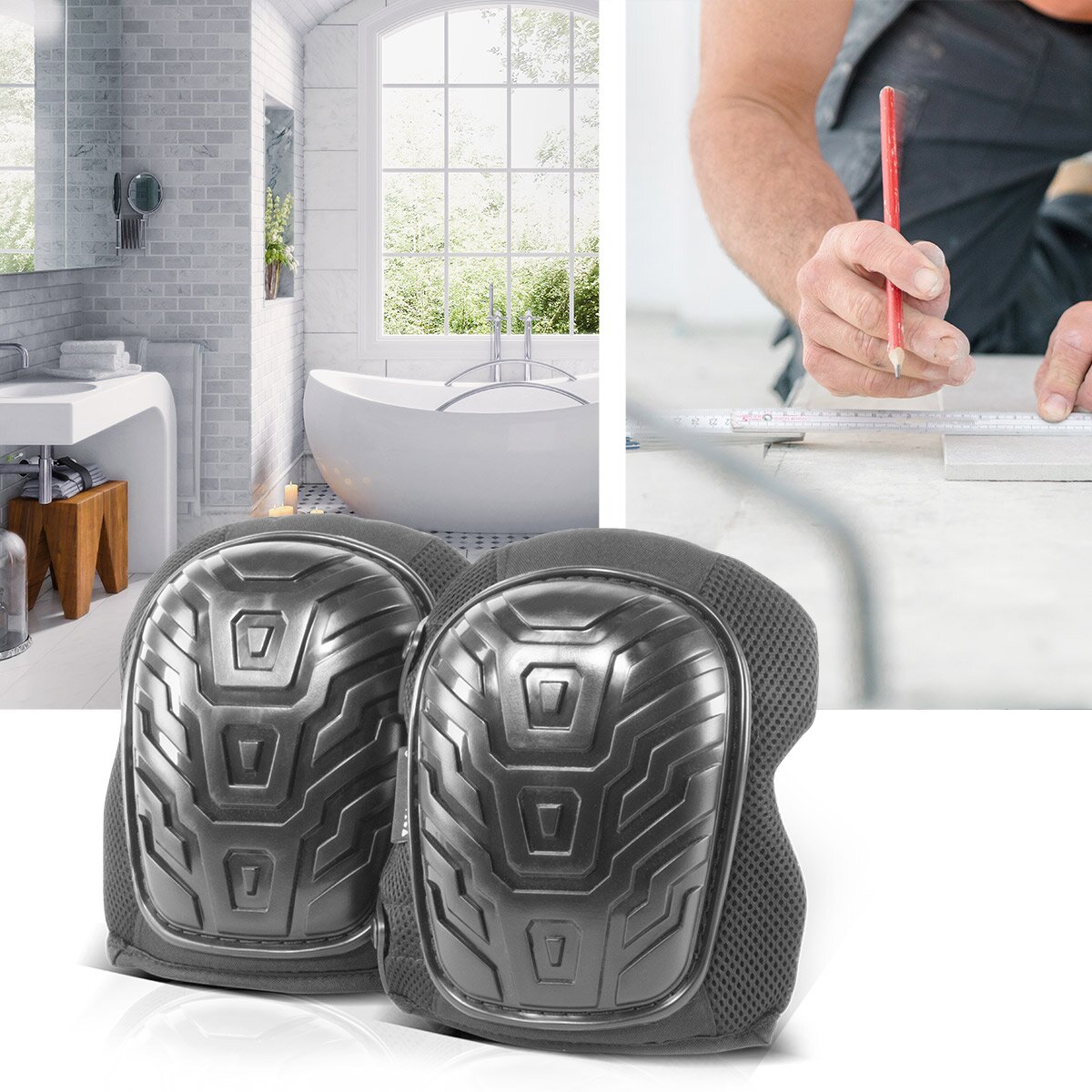 Las rodilleras / rodilleras / rodilleras profesionales STAHLWERK mantienen su forma, son muy duraderas y resistentes a la abrasión con un alto nivel de comodidad.