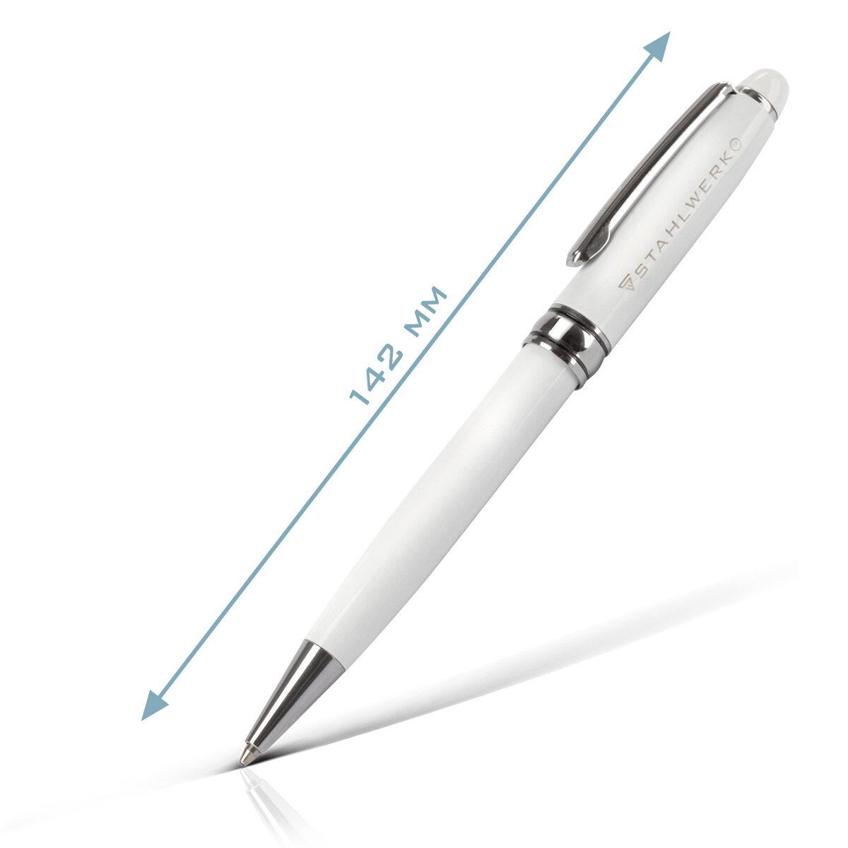 STAHLWERK ballpoint pen with engraving premium ballpoint pen | Pen | Coolie | Writing instrument with holding clip and elegant gift packaging