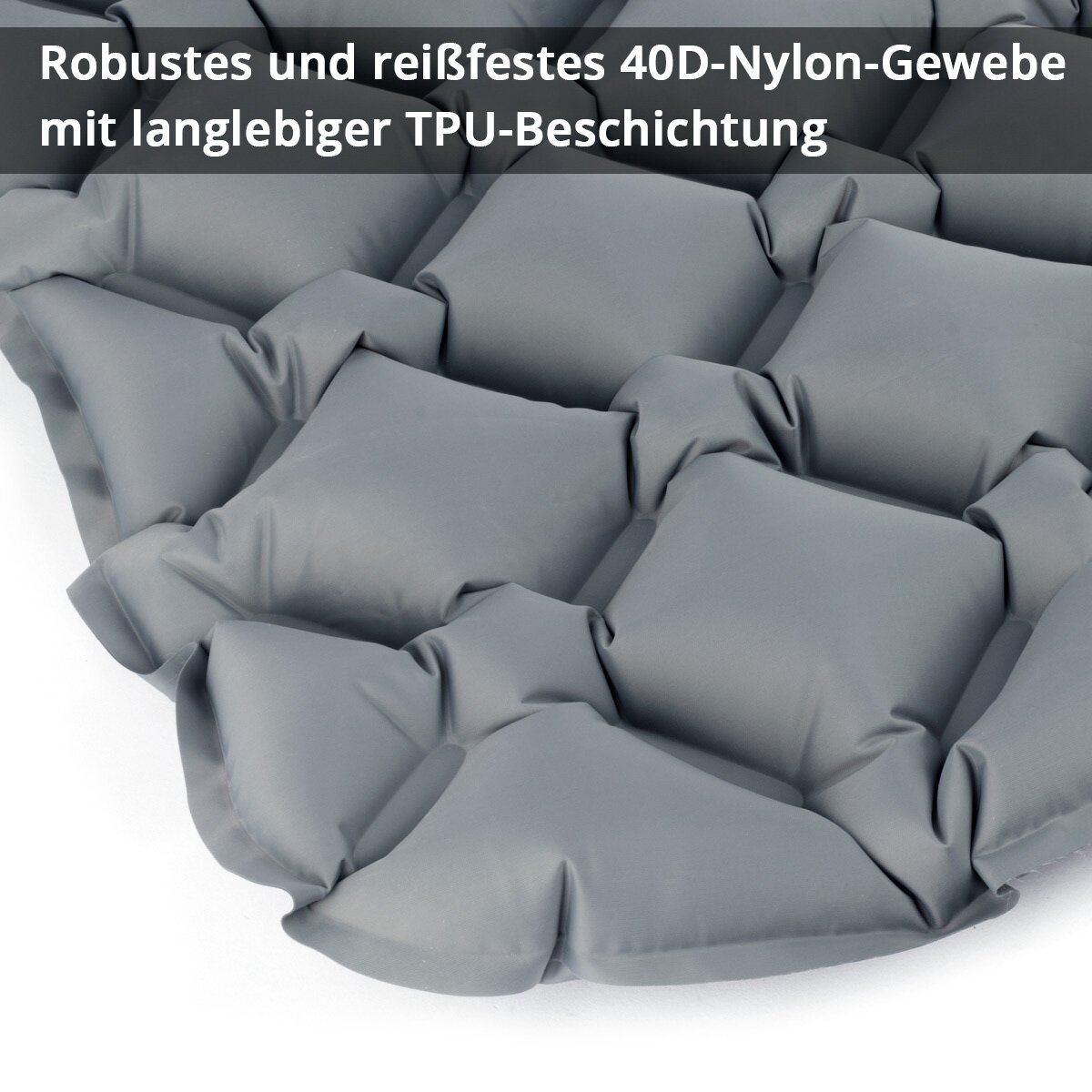 Colchón de aire STAHLWERK LM-70 ST 200 x 70 cm cama de aire inflable | Colchón de camping | colchoneta para dormir | Colchoneta para dormir | Colchón de viaje con bolsa de transporte para camping y exteriores.