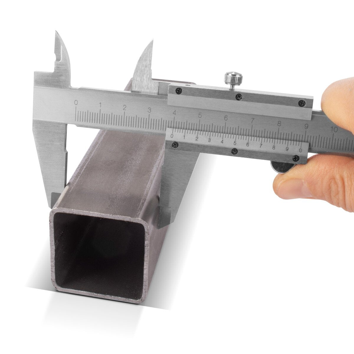 STAHLWERK caliper 0-150 mm DIN 862 caliper / measuring gauge made of hardened carbon steel for external, internal and depth measurements