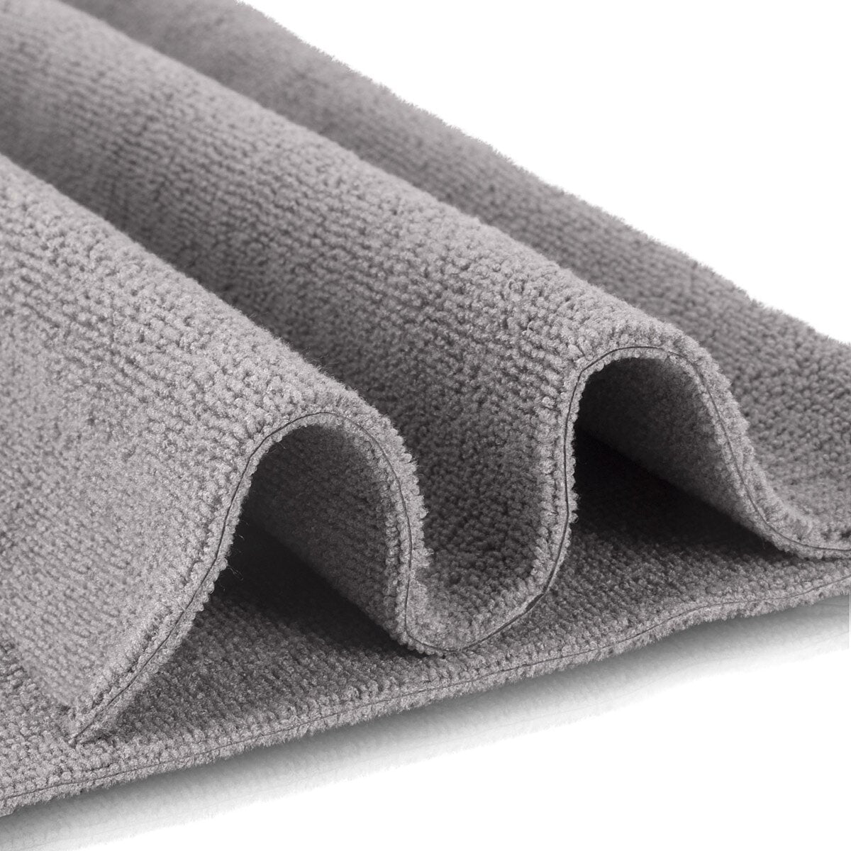 STAHLWERK set di 10 asciugamani in microfibra 40 x 40 cm 300 g/m² asciugamani asciutti | Panno per la pulizia | Panno per lucidare | panno per la pulizia | Panno per la cura | Panno in microfibra | grigio scuro