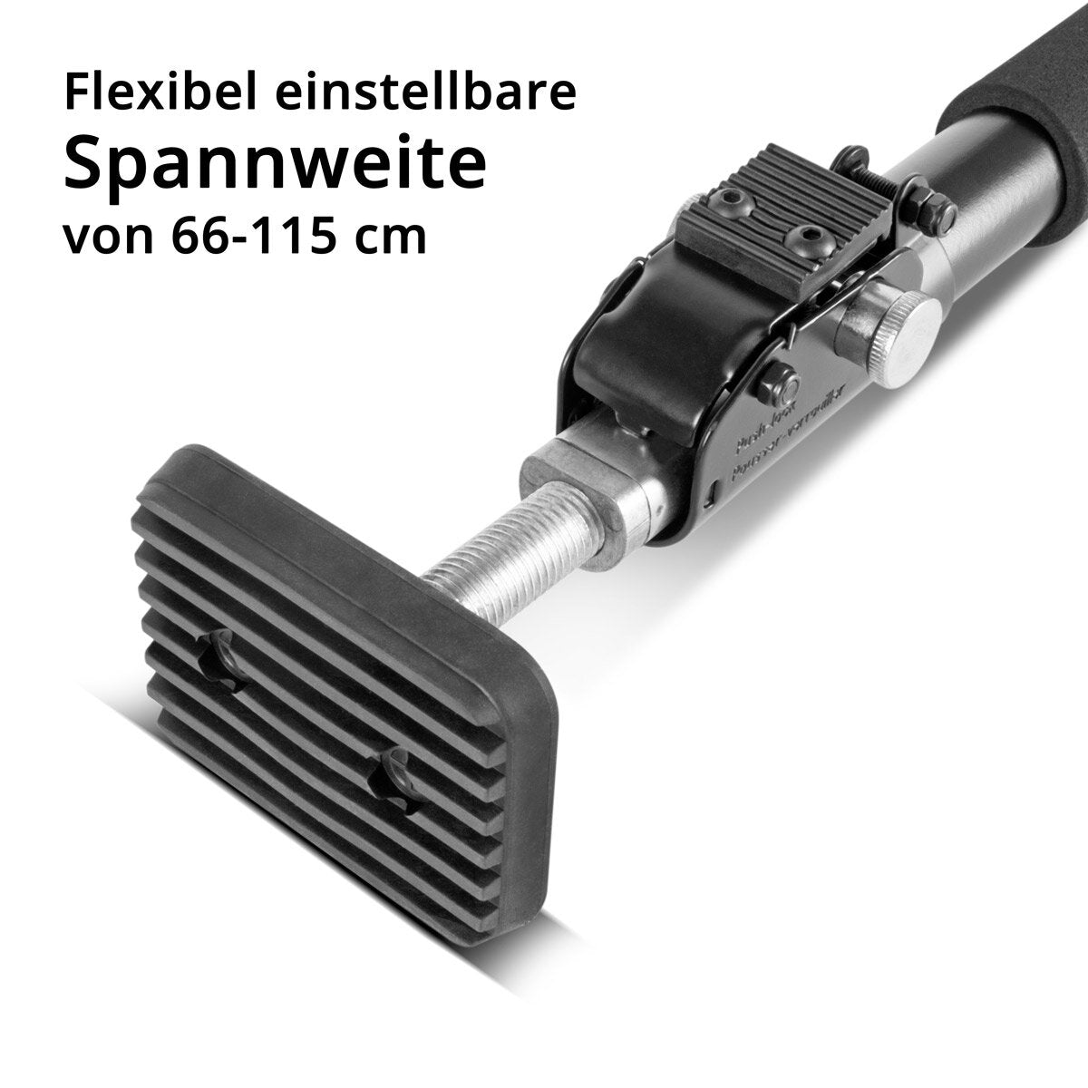 STAHLWERK assembly support | Building supports MH-115 ST set of 4 66-115 cm, 40 kg load capacity, robust door tensioner | Telescopic support | tension support