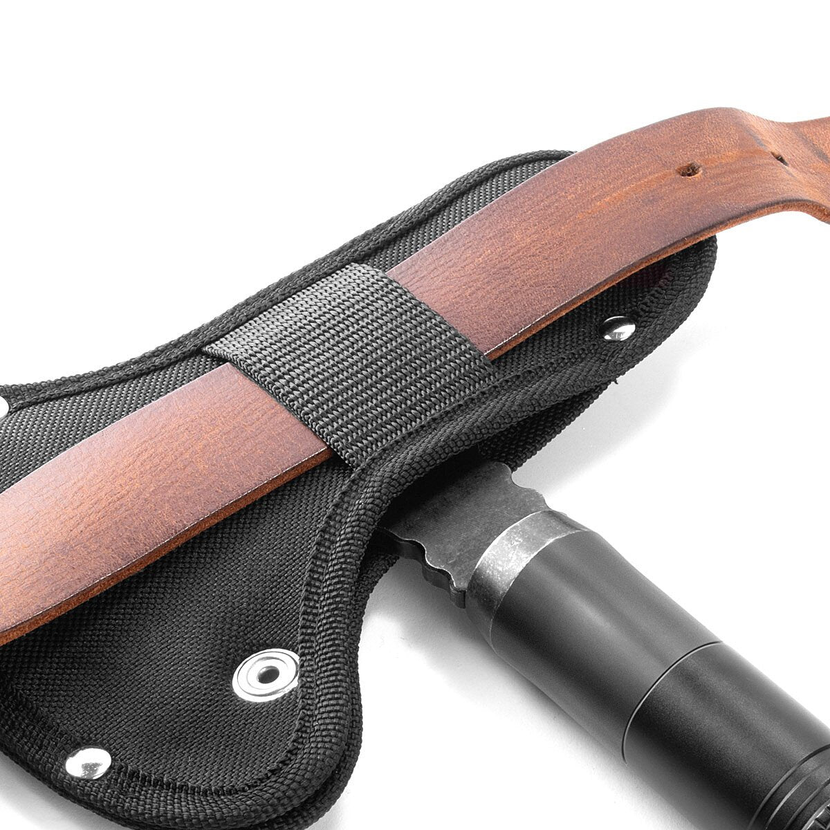 Multiutensile STAHLWERK / strumento multifunzione / kit di sopravvivenza all'aperto con ascia, coltello multifunzione, sega, martello di emergenza e fischietto con acciaio antincendio