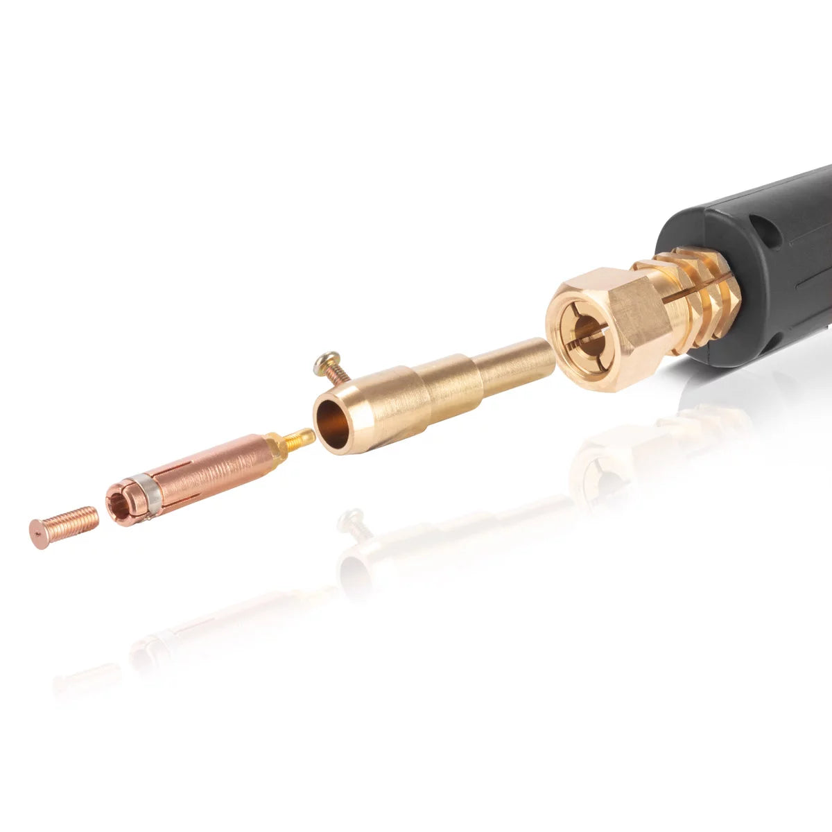 STAHLWERK 2 x Punktschweisselektrode mit M4 Gewinde für Anschweissbolzen, Smart Repair Zubehör für Ausbeulspotter / Dellenlifter / Punktschweissgerät / Ausbeulwerkzeug zur Reparatur von Kfz Karosserien