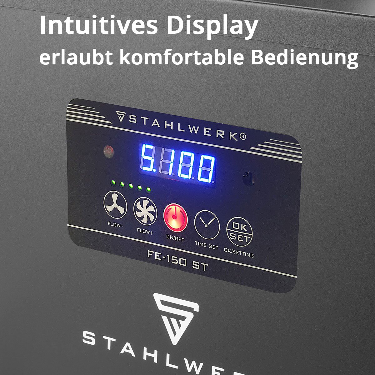 Désenfumage STAHLWERK FE-150 ST avec triple filtre et système d'aspiration 150 W | Absorbeur de fumée | Évent de fumée | Extraction des fumées de soudage et de brasage pour filtrer et extraire les fumées, les gaz et les vapeurs