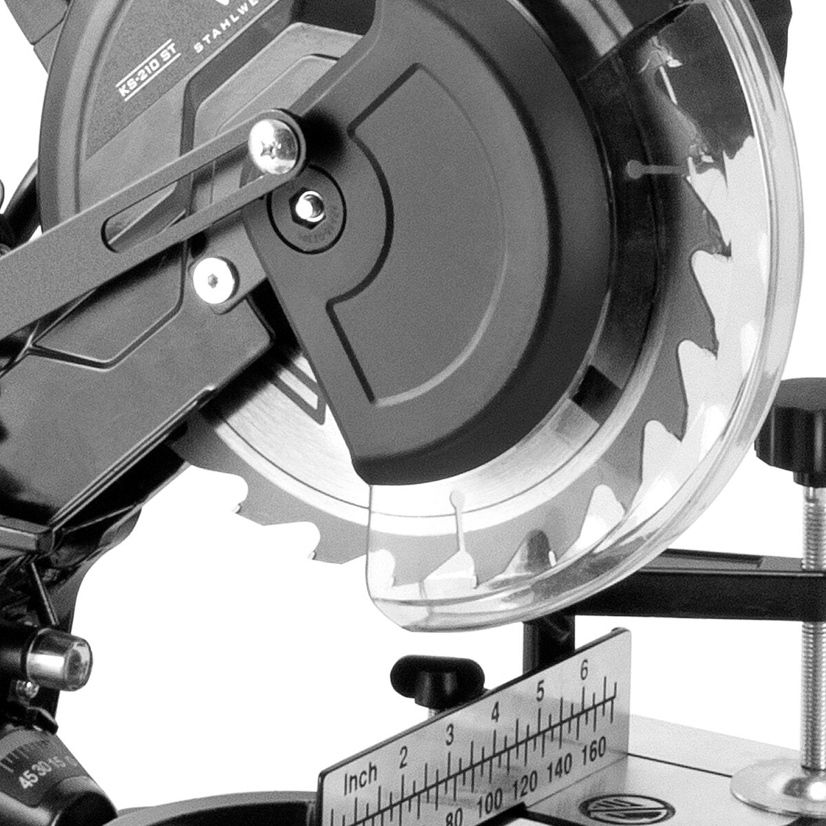 STAHLWERK universal saw blade 210 x 2.6 / 30 mm with 25.4 mm adapter ring, for KS-210 ST cutting saw and comparable devices with the appropriate holder, excellent cutting properties, wear-resistant and durable