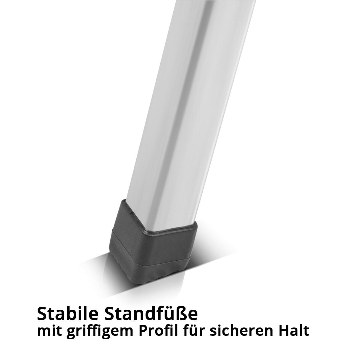 STAHLWERK sawhorse SB-910 ST powder-coated metal workhorse | Universal folding trestle | Scaffolding trestle height adjustable from 645 to 910 mm with 150 kg load capacity and non-slip surface