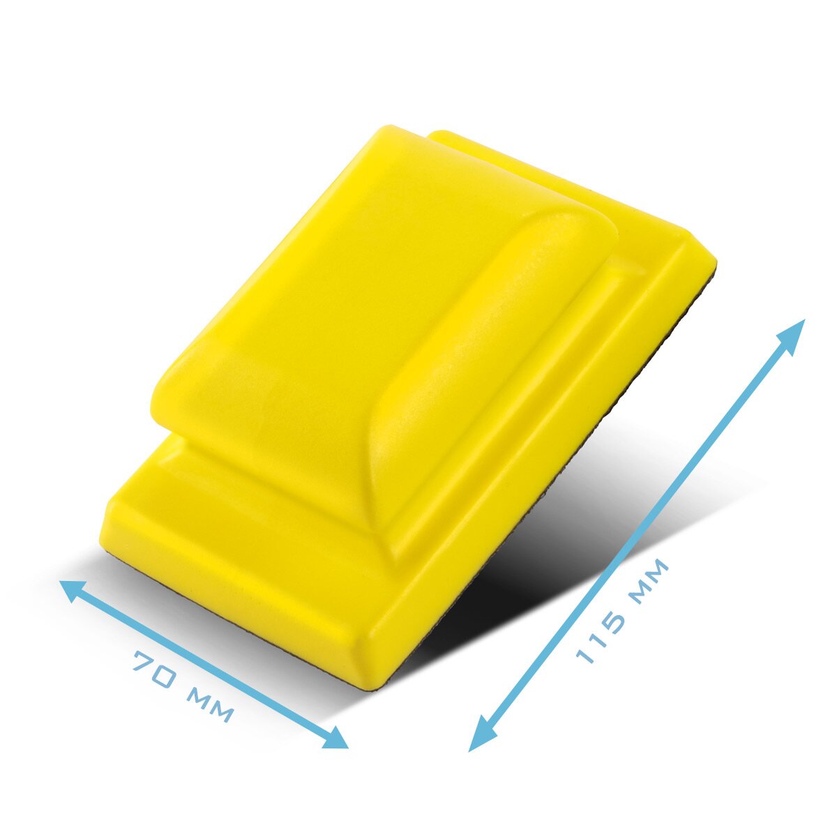 Bloc de ponçage manuel STAHLWERK, lot de 3 avec P80 | P100 | P120 | P150 | P180 | P240 | Bloc de ponçage grain P320 | Éponge abrasive | Patin de ponçage | bloc de ponçage | Ponceuse à main en mousse PU avec abrasif Velcro
