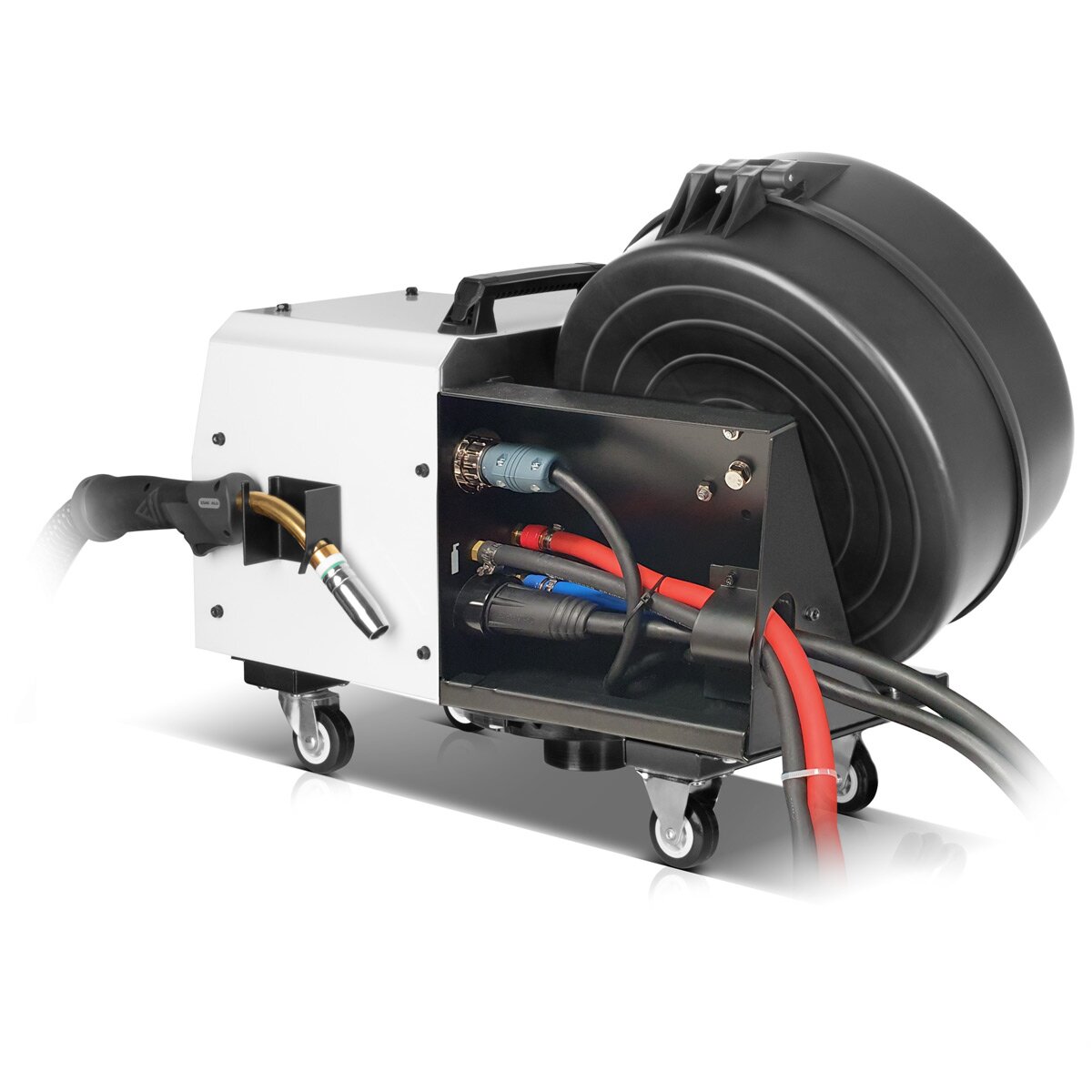 STAHLWERK welding machine MIG MAG 400 Pro fully equipped fully synergic, water-cooled IGBT inverter with 400 A and pulse function 3-in-1 combination welding system MIG MAG | MMA | Lift TIG