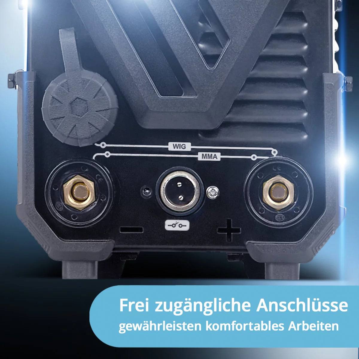 STAHLWERK DC TIG 200 ST | Saldatrice combinata 2 in 1 | TIGMMA | 200 ampere | Accensione HF, hot start, anti-stick | Per acciaio, acciaio inox, rame, ottone | Non adatto per l'alluminio