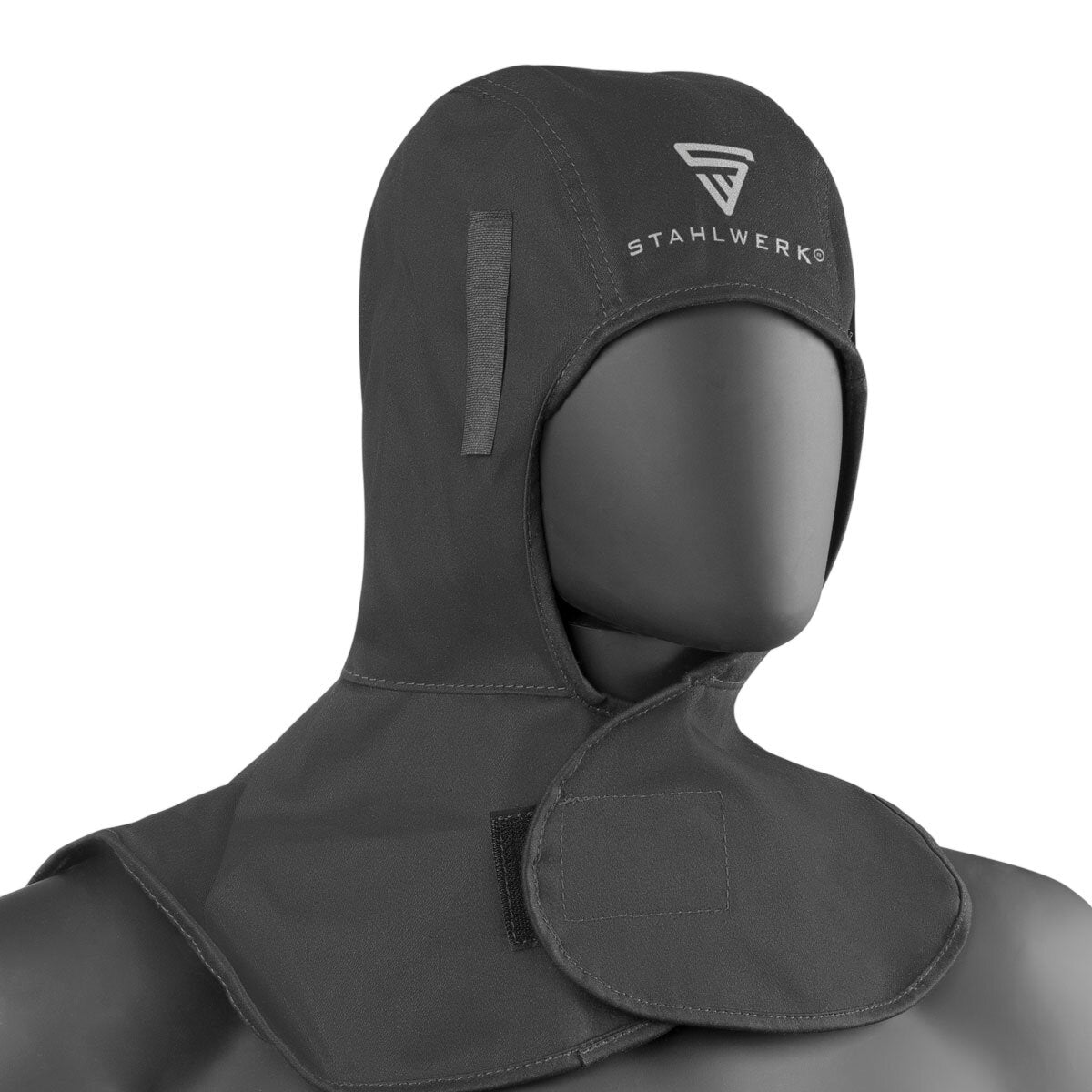 Cagoule de soudage STAHLWERK | Chapeau de soudeur | Casque de soudage | Capuchon de soudage | Masque de soudeur | Vêtements de protection ignifuges pour le soudage et le coupage plasma