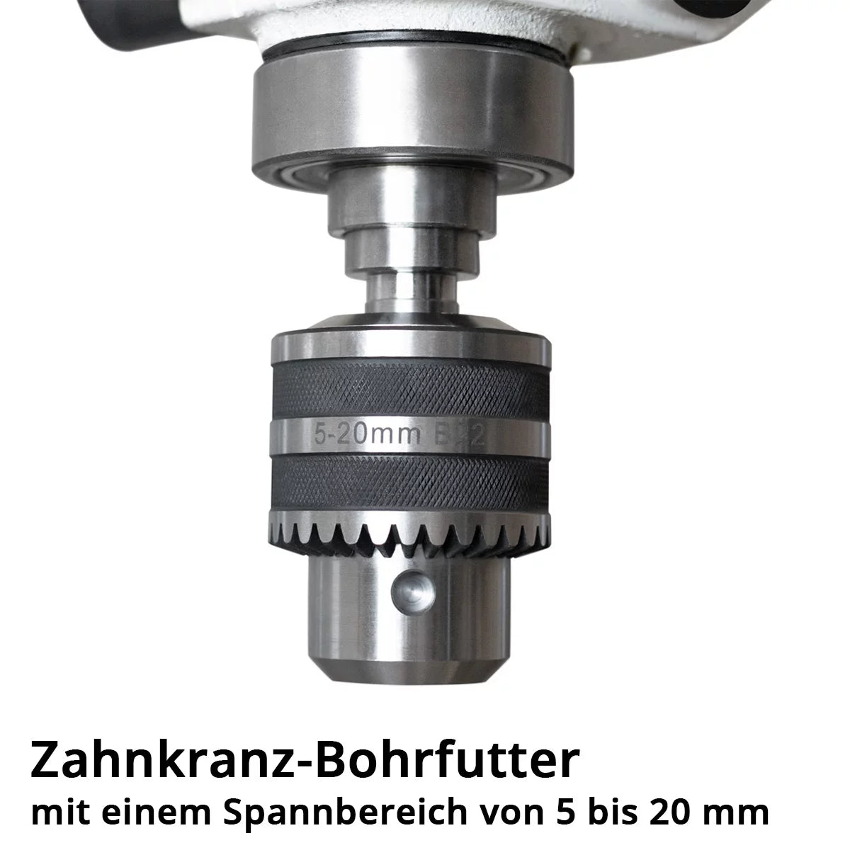 Taladradora de columna STAHLWERK BD-900 ST | Potente taladro de columna de 900 vatios para aficionados al bricolaje y la construcción metálica | Diámetro de perforación Ø 20 mm | 280 - 2.380 rpm | Mesa de perforación robusta y base de metal