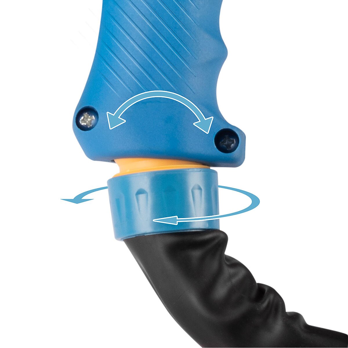 Torche de découpe plasma refroidie à l'eau STAHLWERK WSD-200 jusqu'à 200 A Torche de découpe CUT | Torche à plasma avec paquet de tuyaux de 5 m et entretoise séparée | Guide de rouleau de découpeur plasma