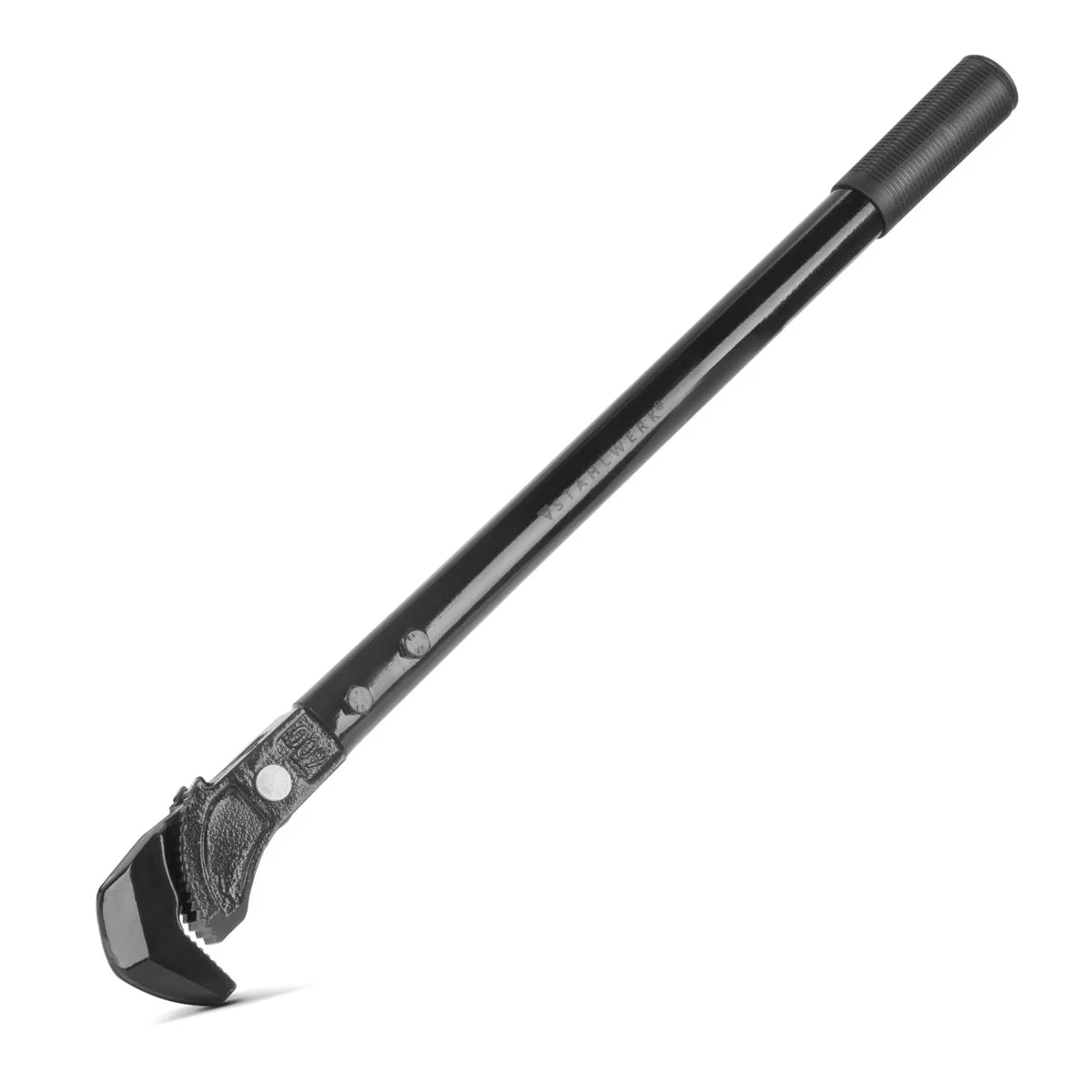 STAHLWERK Zangenschlüssel 2er Set 450/600 mm (18"/24") Selbstjustierende Rohrzange | Rohrschlüssel | Montageschlüssel | Rohrdreher | Schnellschlüssel | Multifunktionsschlüssel aus Chrom-Vanadium