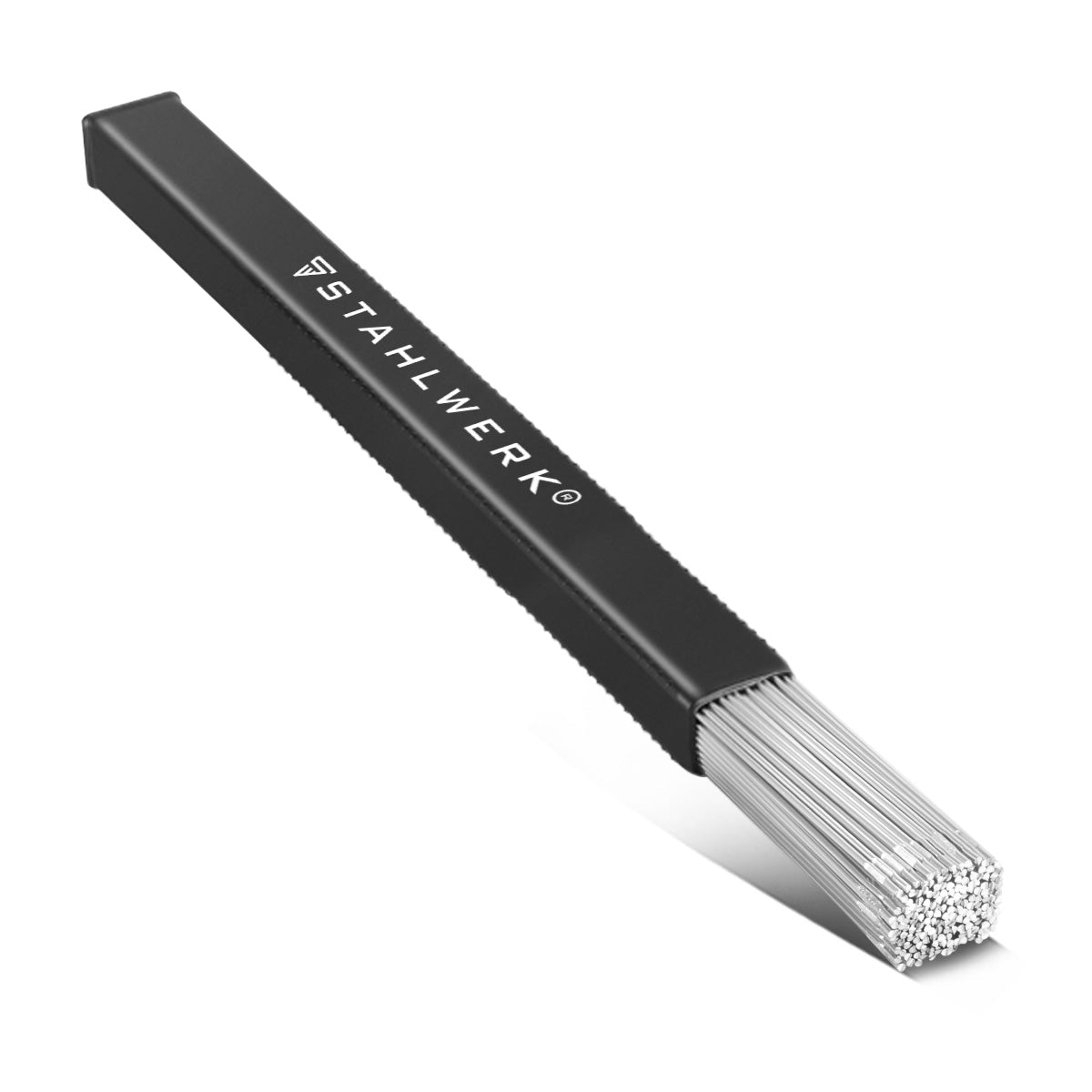 Varillas de soldadura STAHLWERK TIG ER4043Si5 de aluminio de alta aleación / Ø 2,4 mm x 500 mm / 1,0 kg / incluida caja de almacenamiento