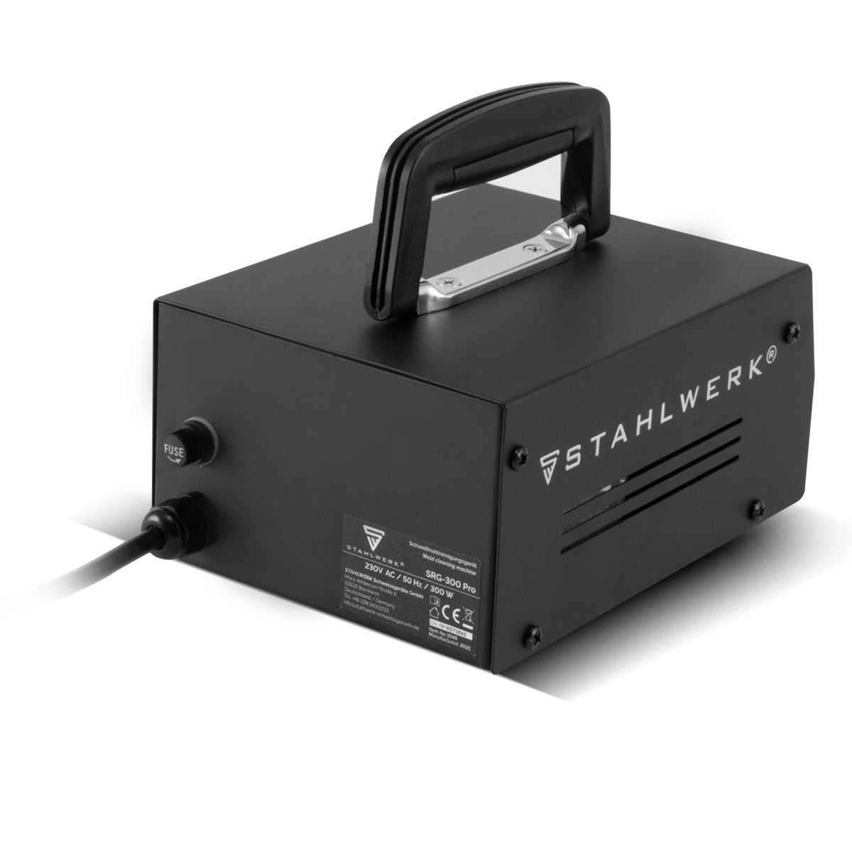 STAHLWERK SRG-300 Pro weld seam cleaning device, passivation device and pickling device for electrolytic cleaning and finishing of weld seams