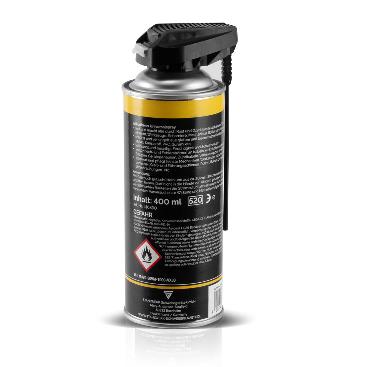 STAHLWERK Multi Spray SW 40 multifunktionales Kriech- und Wartungsöl / Multifunktions-Spray für Haushalt, Industrie und Werkstatt
