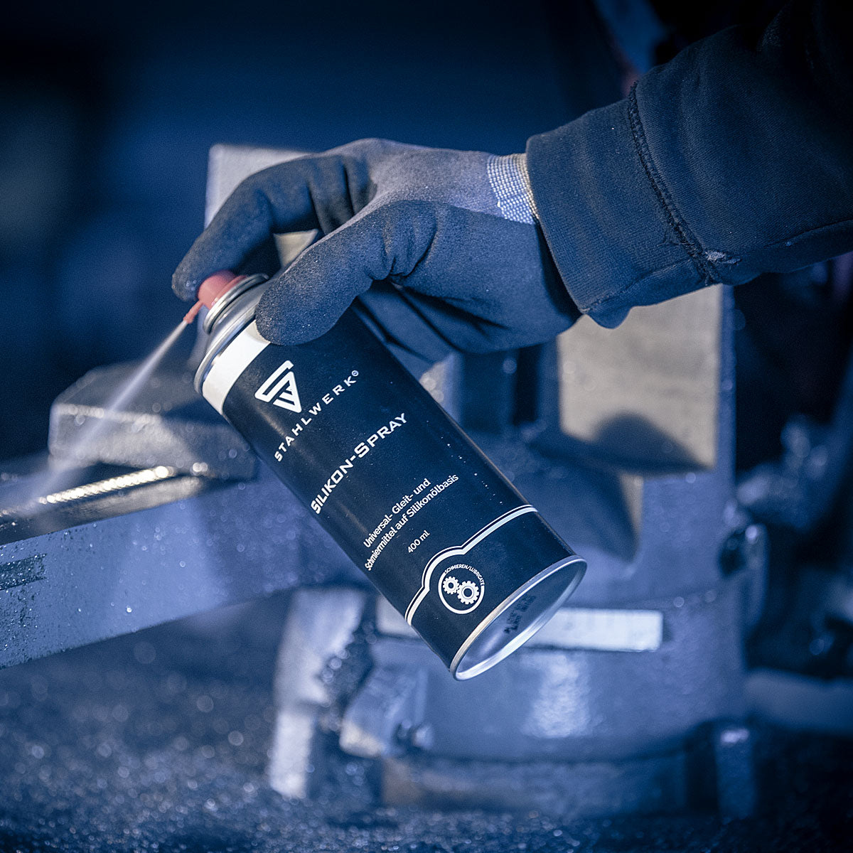 STAHLWERK 3er Set Silikon-Spray Multifunktionales Schmier- und Wartungsöl Multifunktions-Spray für Haushalt Industrie und Werkstatt