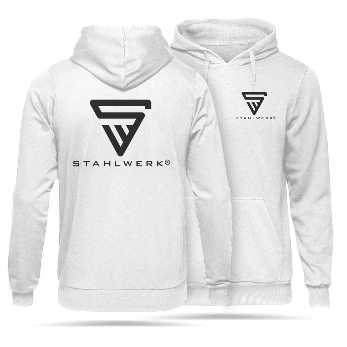 Sudadera con capucha STAHLWERK Blanco Talla XXXL