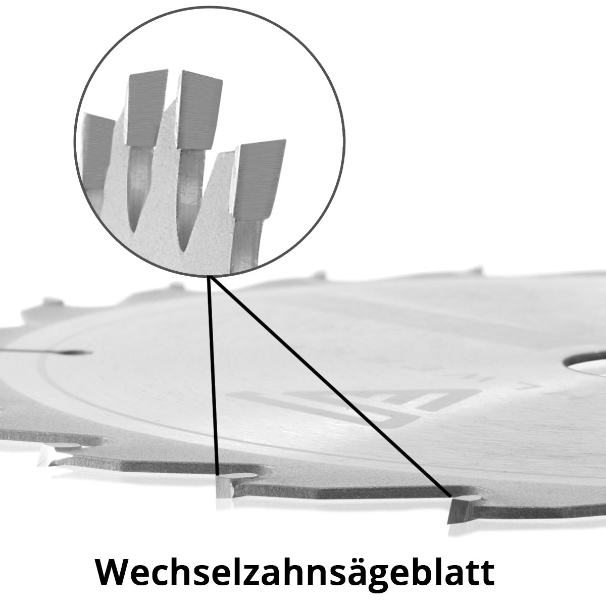 STAHLWERK universal saw blade 210 x 2.6 / 30 mm with 25.4 mm adapter ring, for KS-210 ST cutting saw and comparable devices with the appropriate holder, excellent cutting properties, wear-resistant and durable