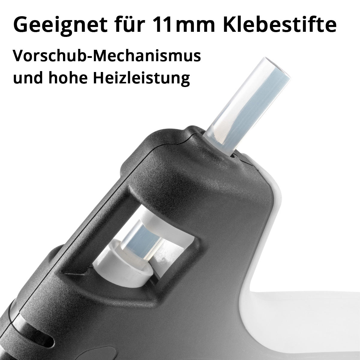 Pistolet à colle chaude STAHLWERK HKP-250 ST Pistolet à colle professionnel / Pistolet à colle chaude / Pistolet à colle thermofusible avec clapet anti-retour et 250 watts pour bâtons de colle chaude de 11 mm